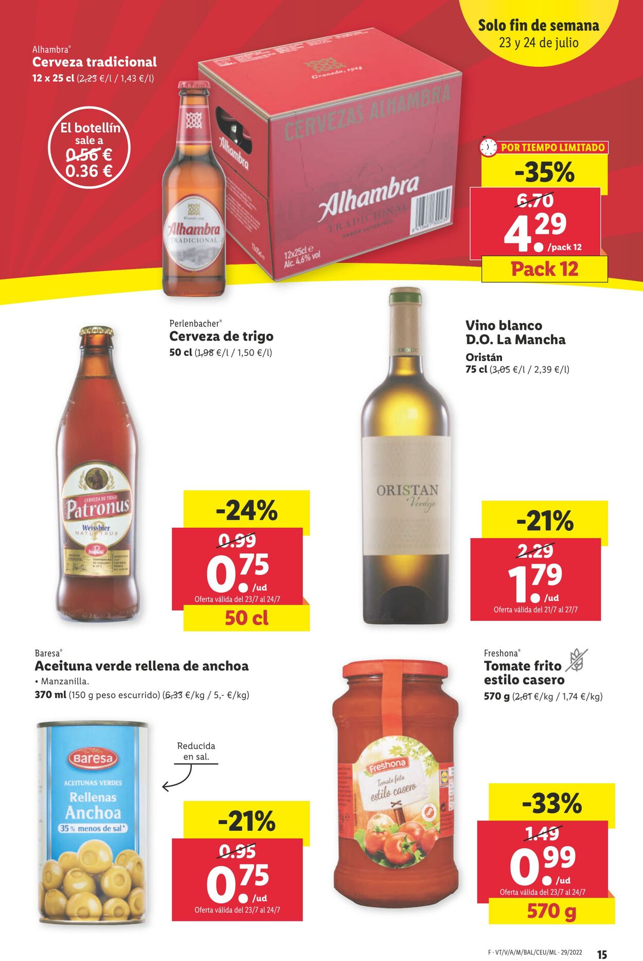 Folleto Lidl 21.07.2022 - 27.07.2022