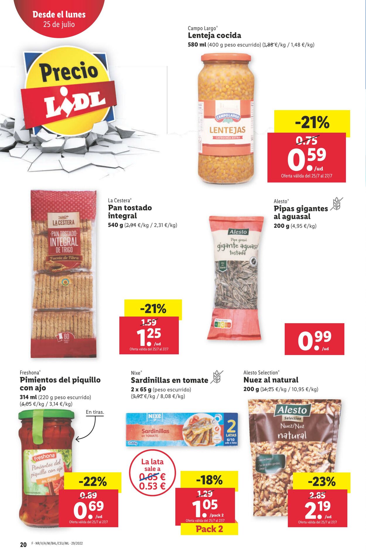 Folleto Lidl 21.07.2022 - 27.07.2022