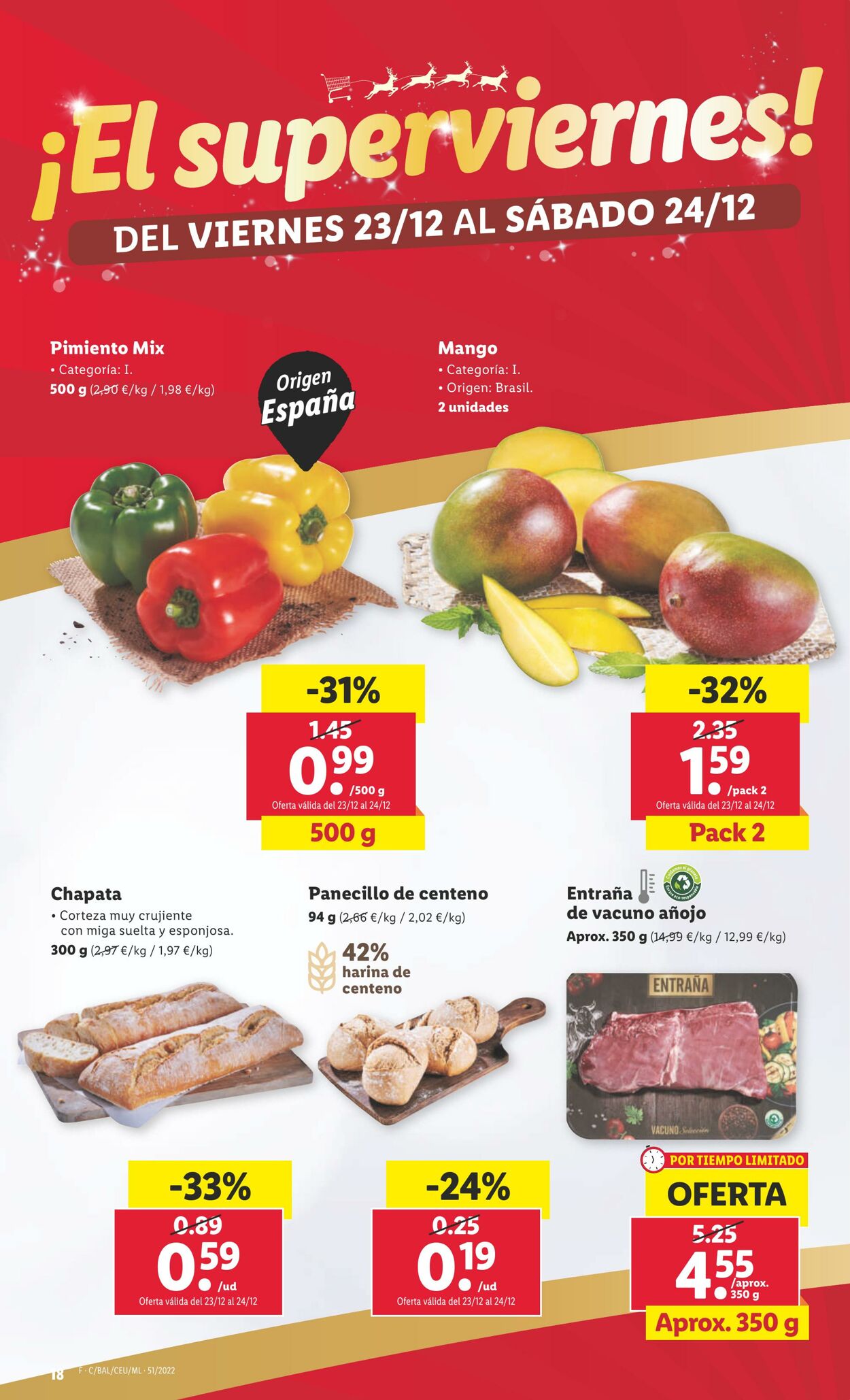 Folleto Lidl 22.12.2022 - 28.12.2022