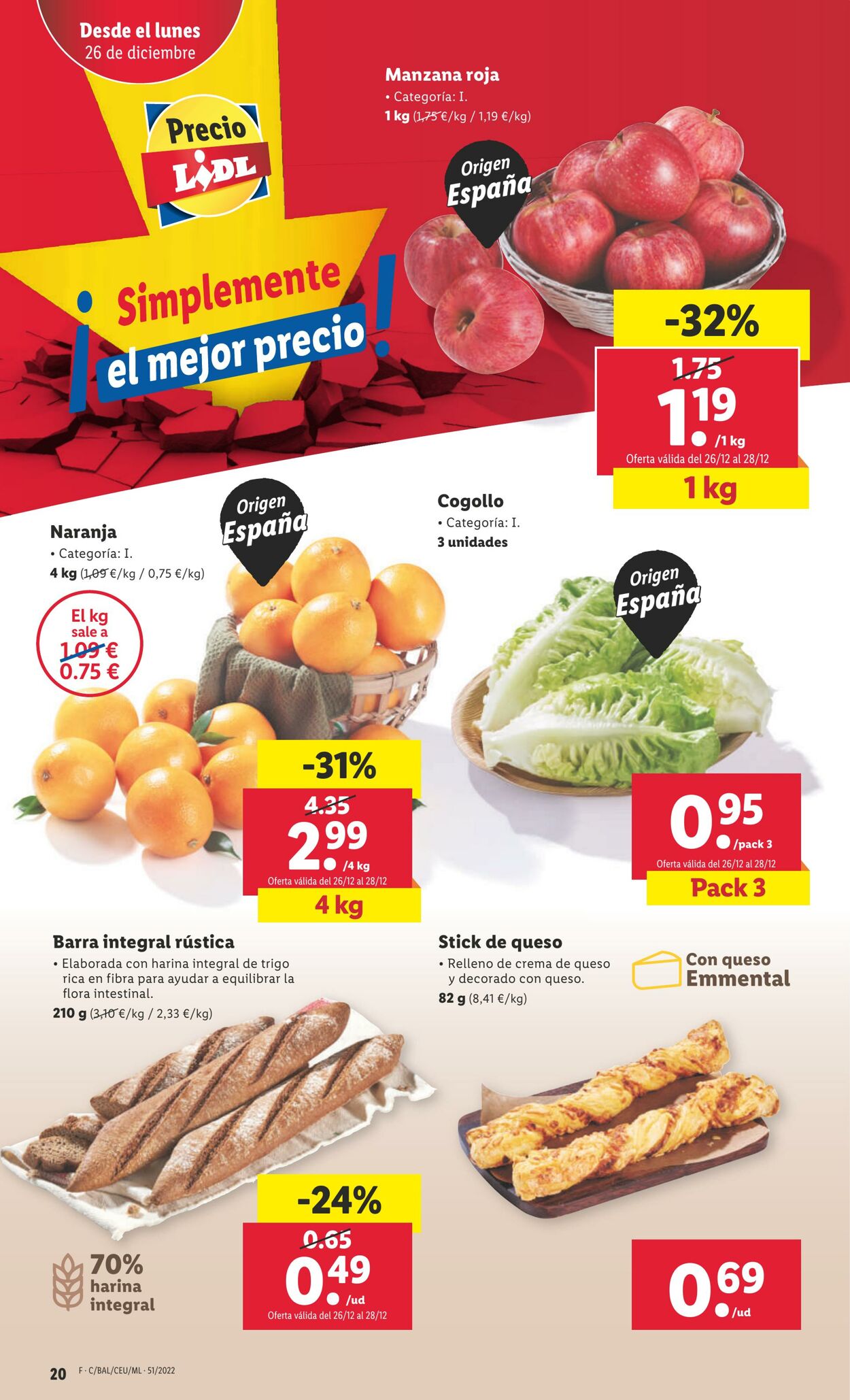 Folleto Lidl 22.12.2022 - 28.12.2022