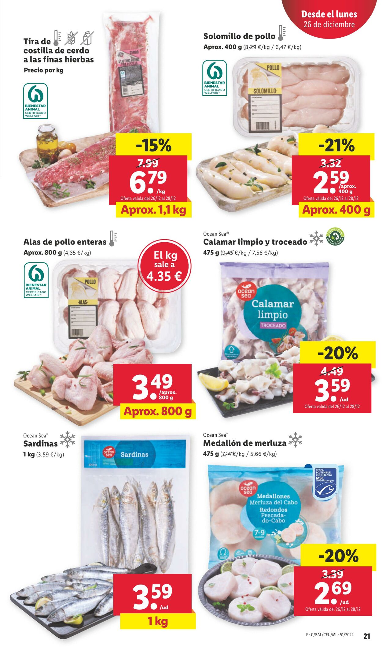 Folleto Lidl 22.12.2022 - 28.12.2022