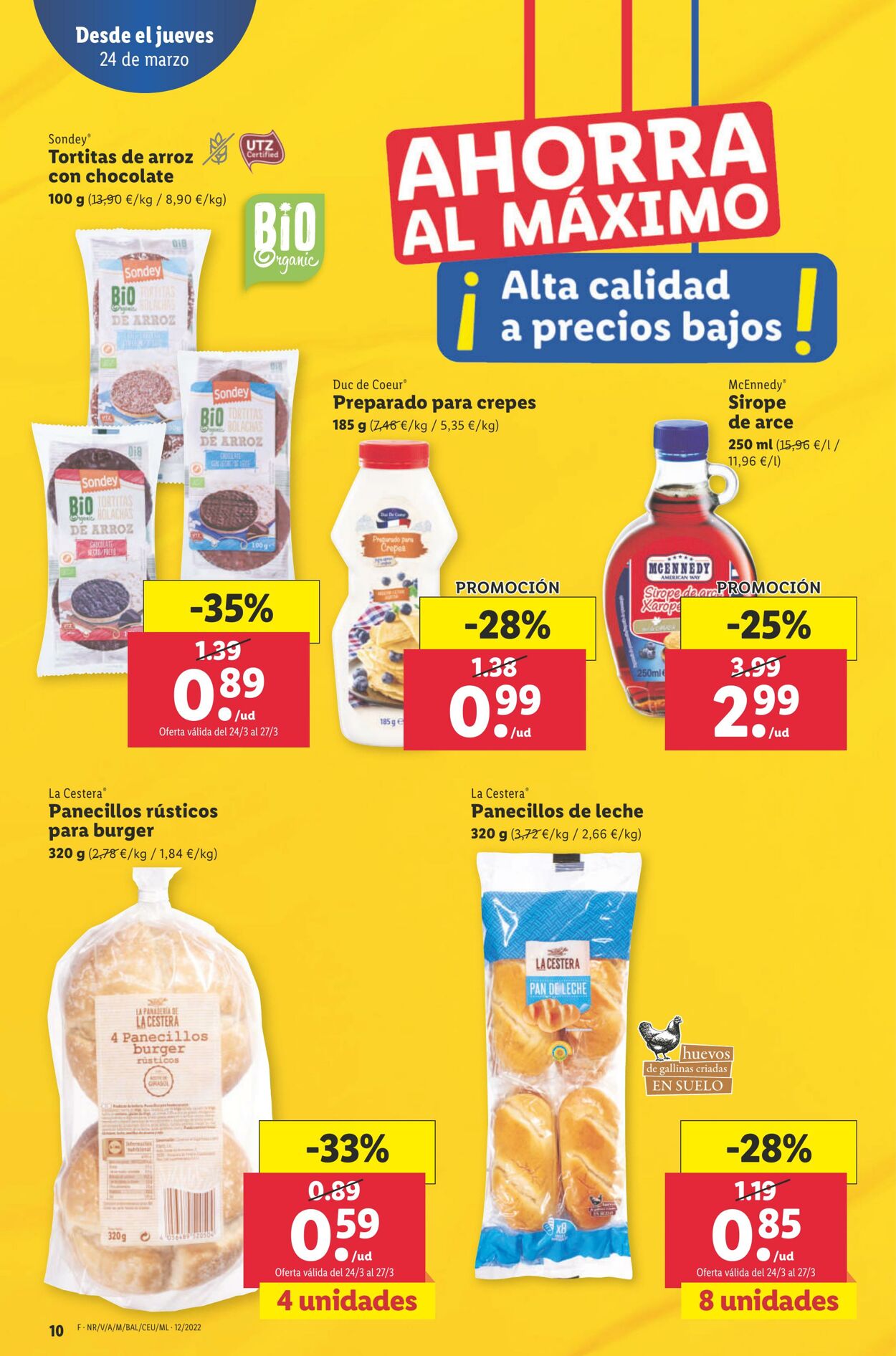 Folleto Lidl 24.03.2022 - 30.03.2022