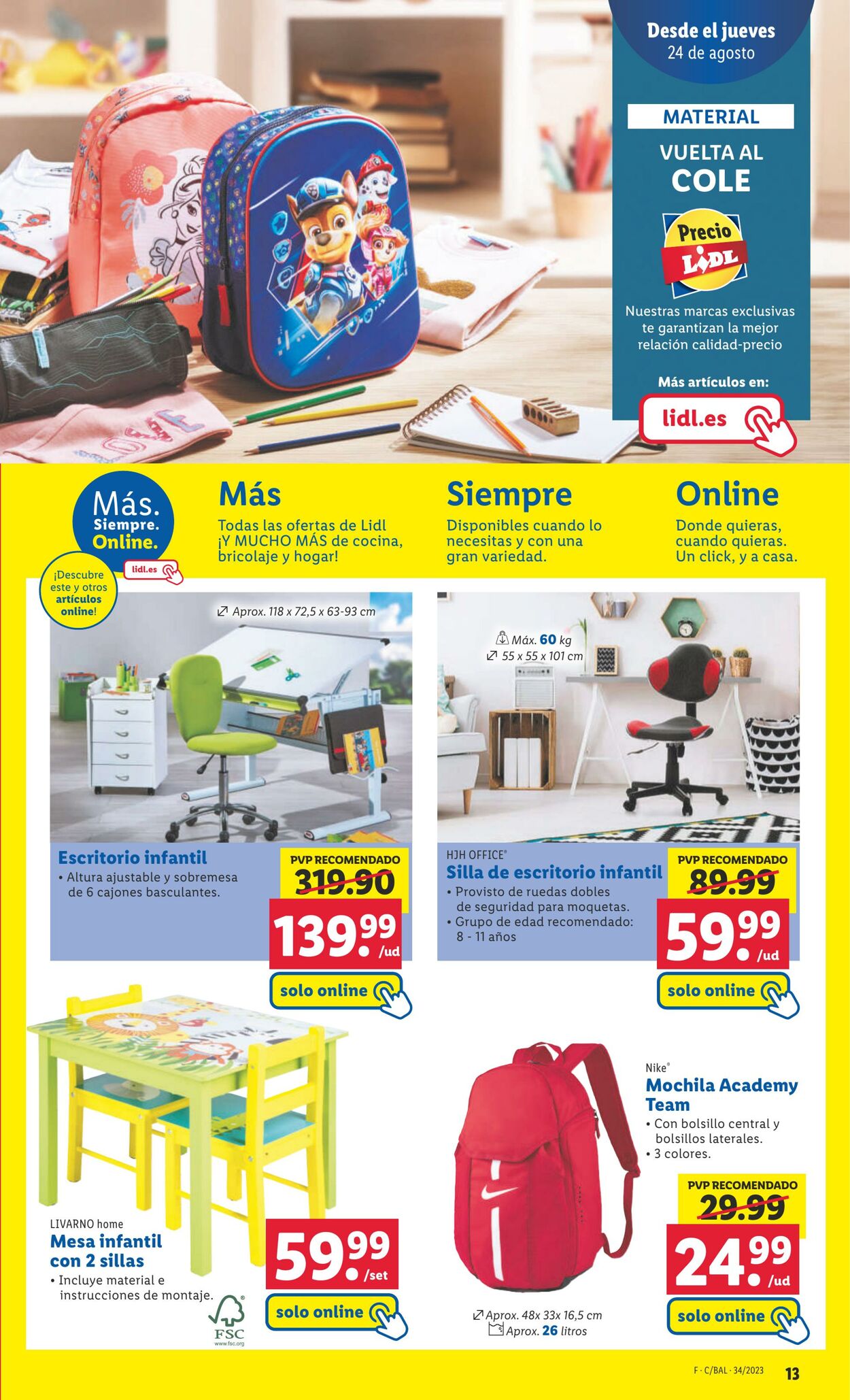 Folleto Lidl 24.08.2023 - 27.08.2023