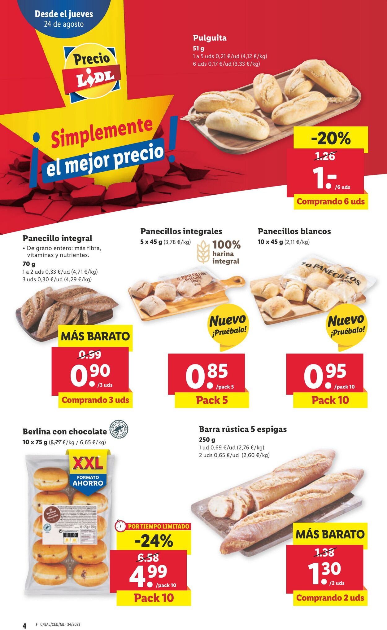 Folleto Lidl 24.08.2023 - 27.08.2023