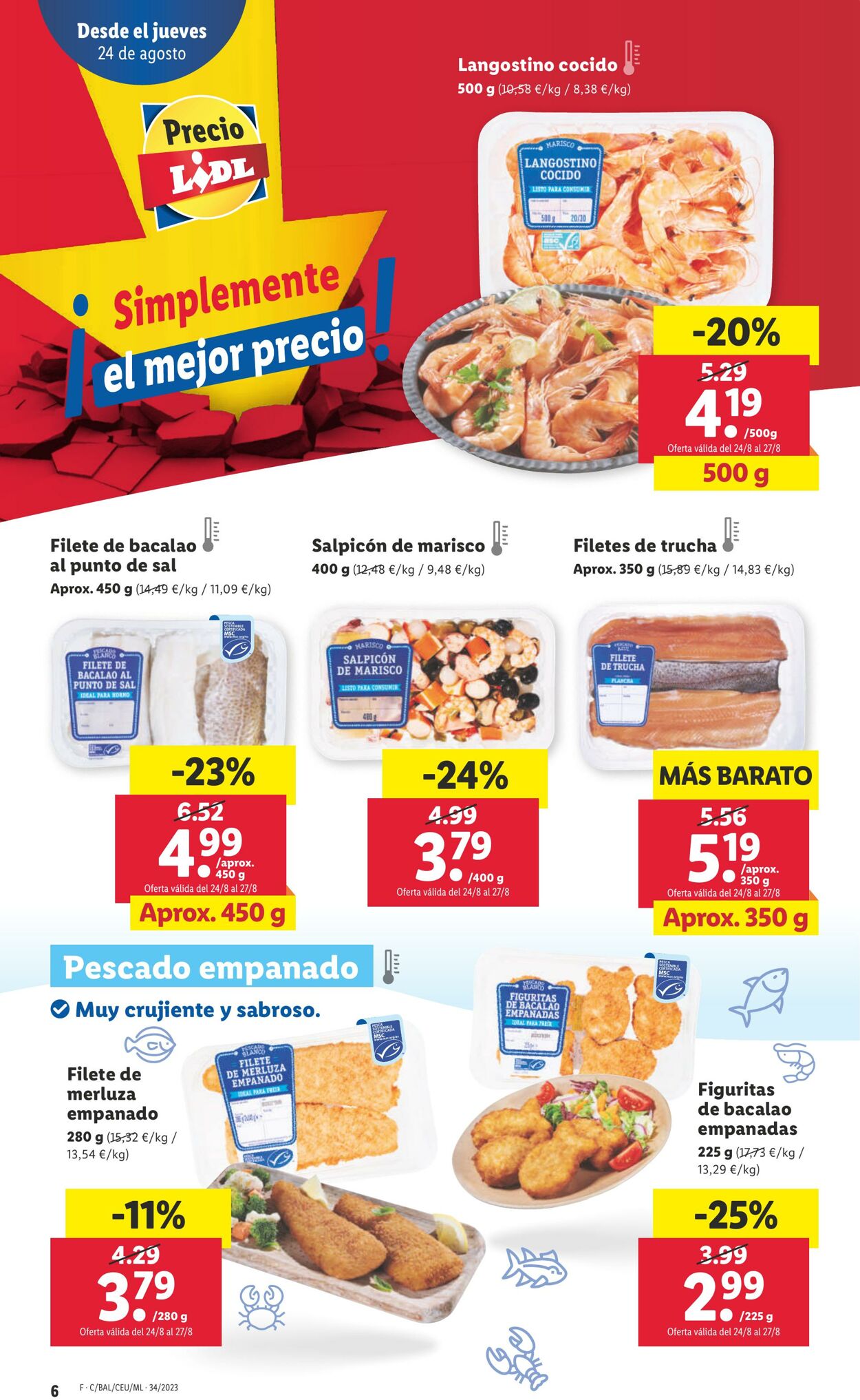 Folleto Lidl 24.08.2023 - 27.08.2023