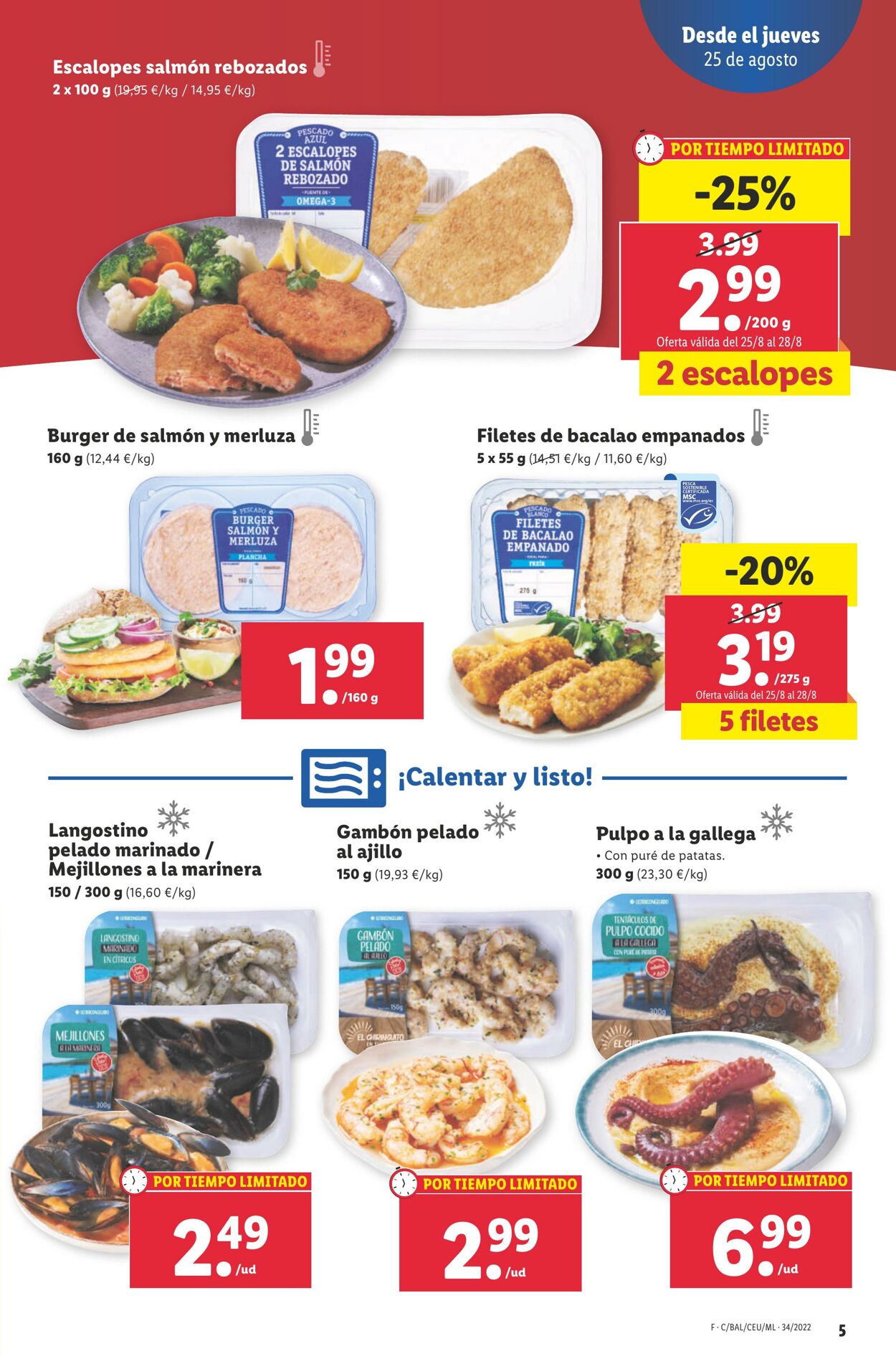 Folleto Lidl 25.08.2022 - 31.08.2022