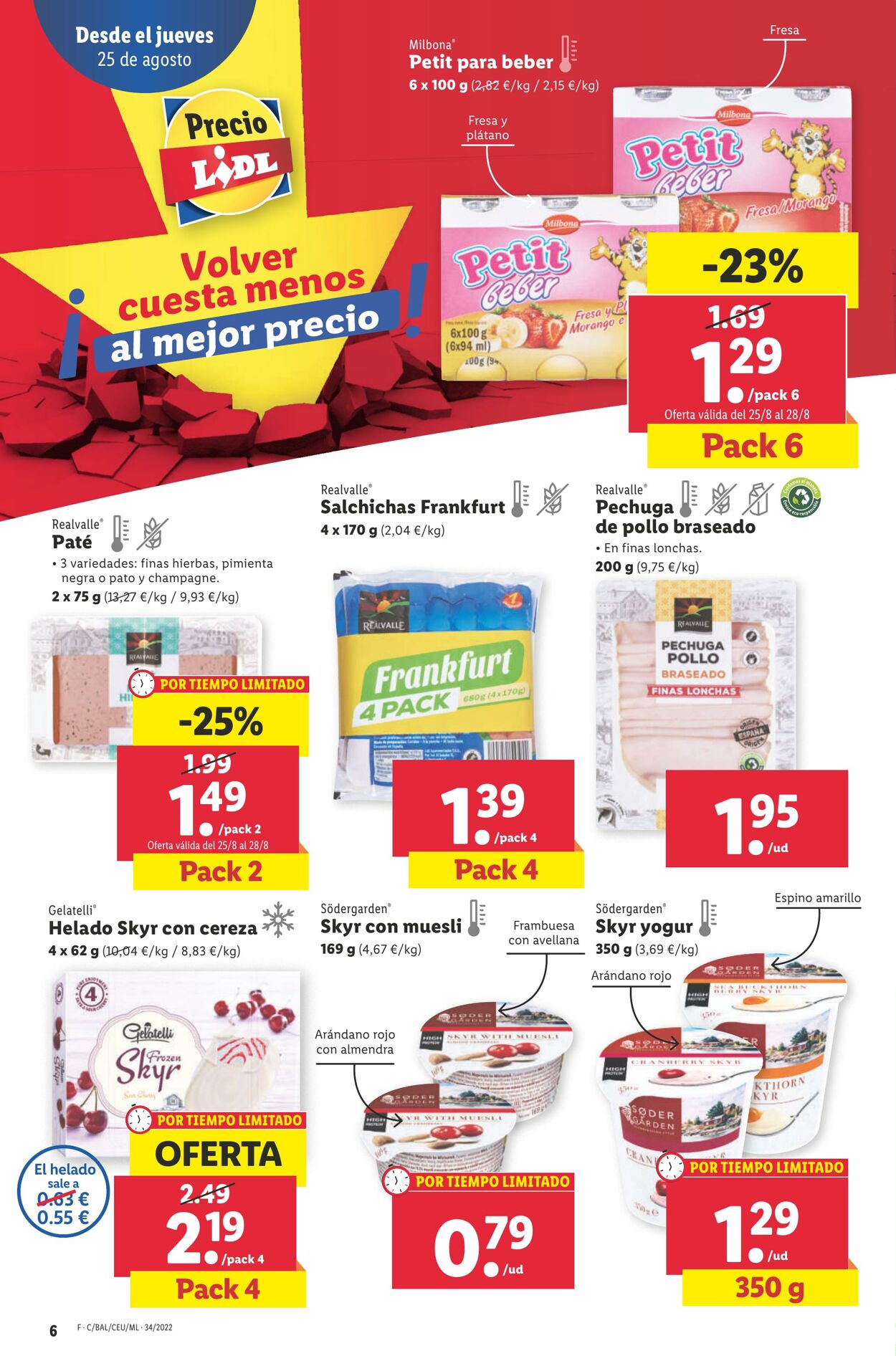 Folleto Lidl 25.08.2022 - 31.08.2022