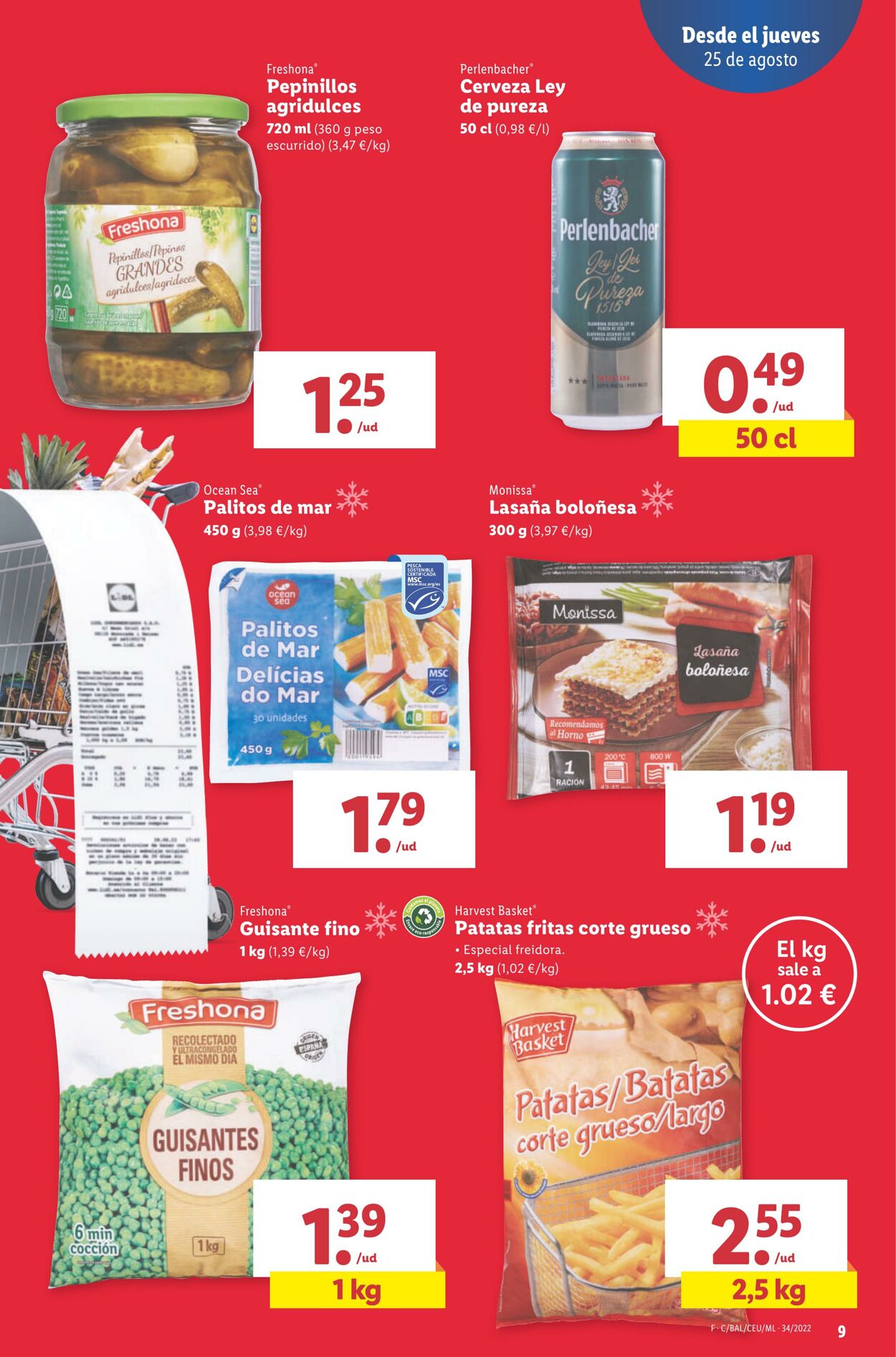 Folleto Lidl 25.08.2022 - 31.08.2022