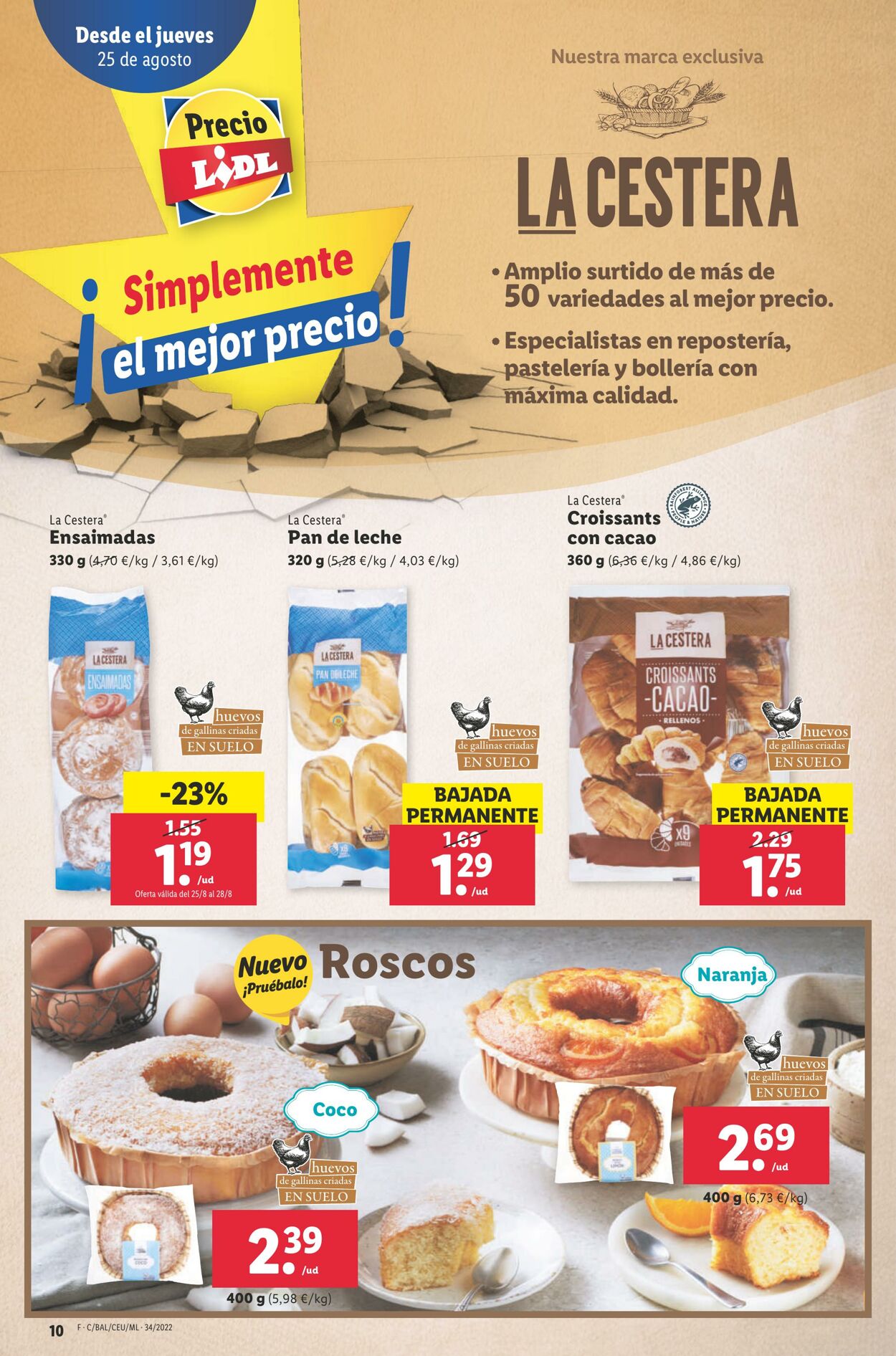 Folleto Lidl 25.08.2022 - 31.08.2022