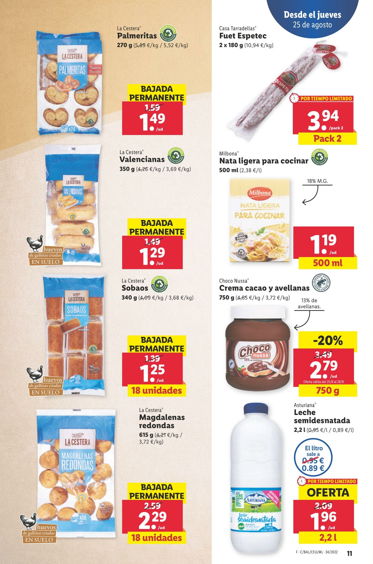 Folleto Lidl 25.08.2022 - 31.08.2022