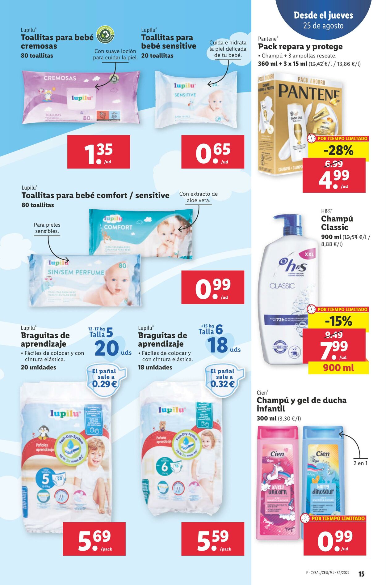 Folleto Lidl 25.08.2022 - 31.08.2022