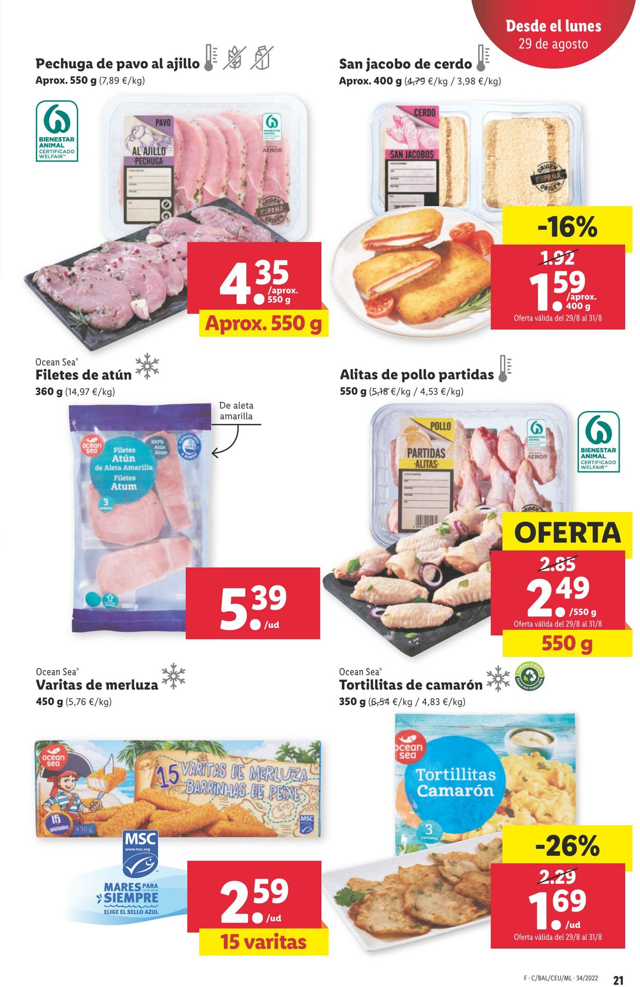 Folleto Lidl 25.08.2022 - 31.08.2022