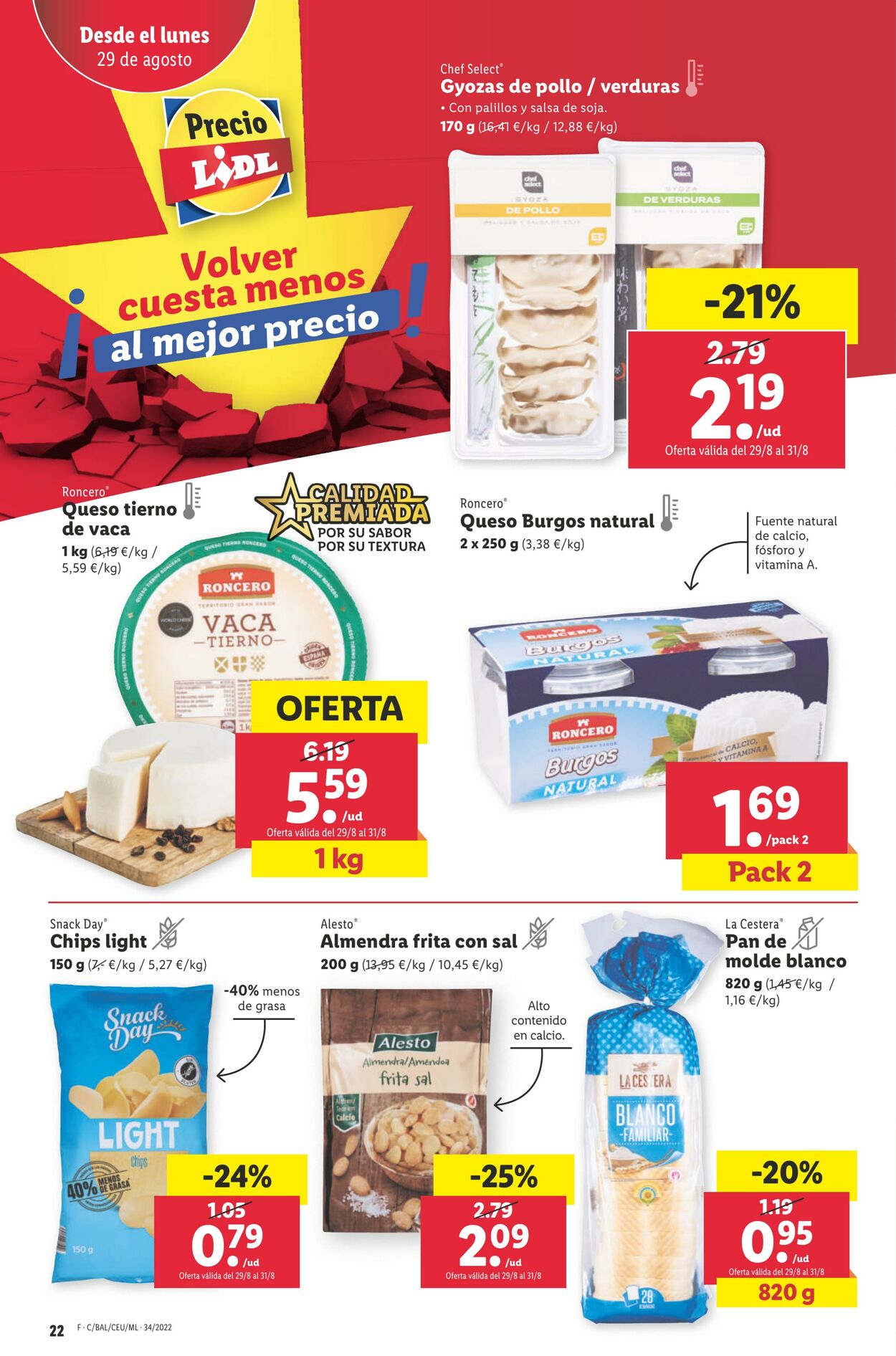 Folleto Lidl 25.08.2022 - 31.08.2022