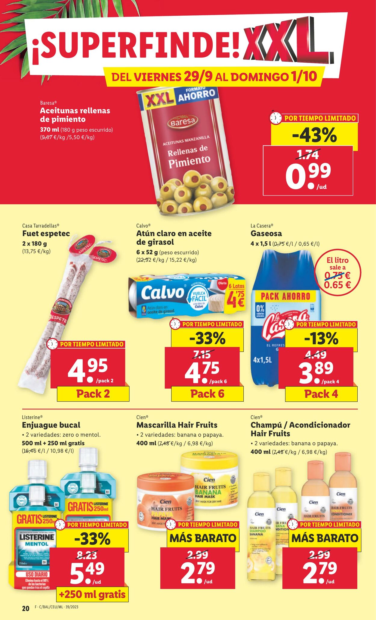 Folleto Lidl 25.09.2023 - 01.10.2023