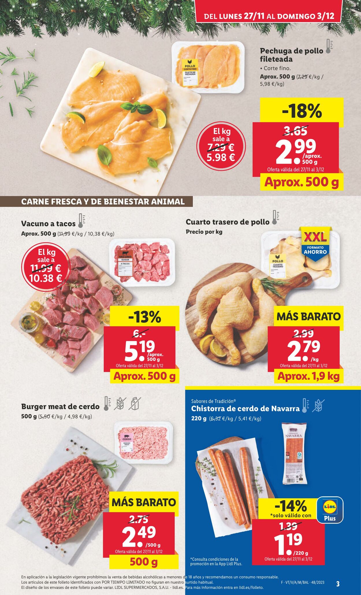 Folleto Lidl 27.11.2023 - 03.12.2023