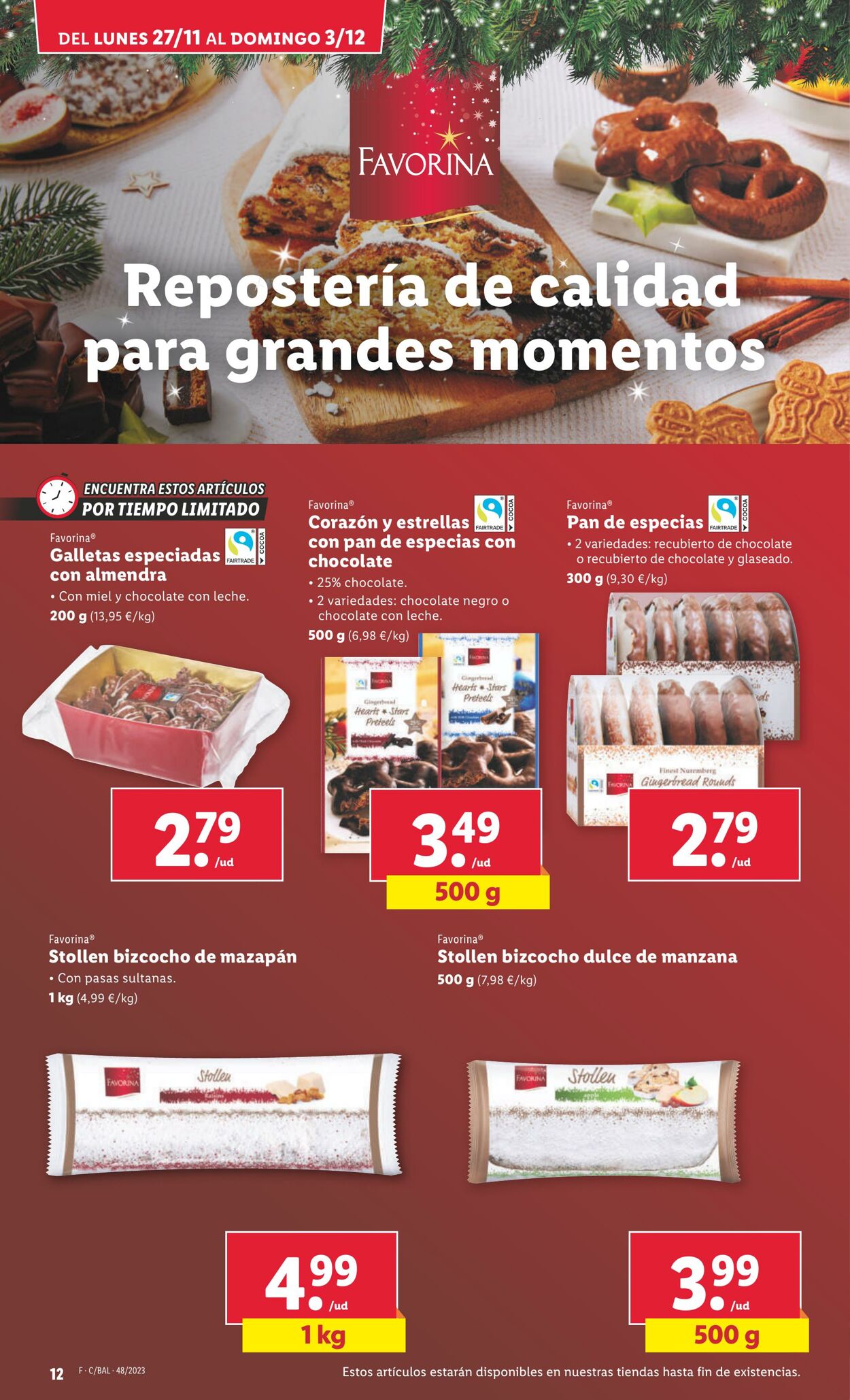 Folleto Lidl 27.11.2023 - 03.12.2023