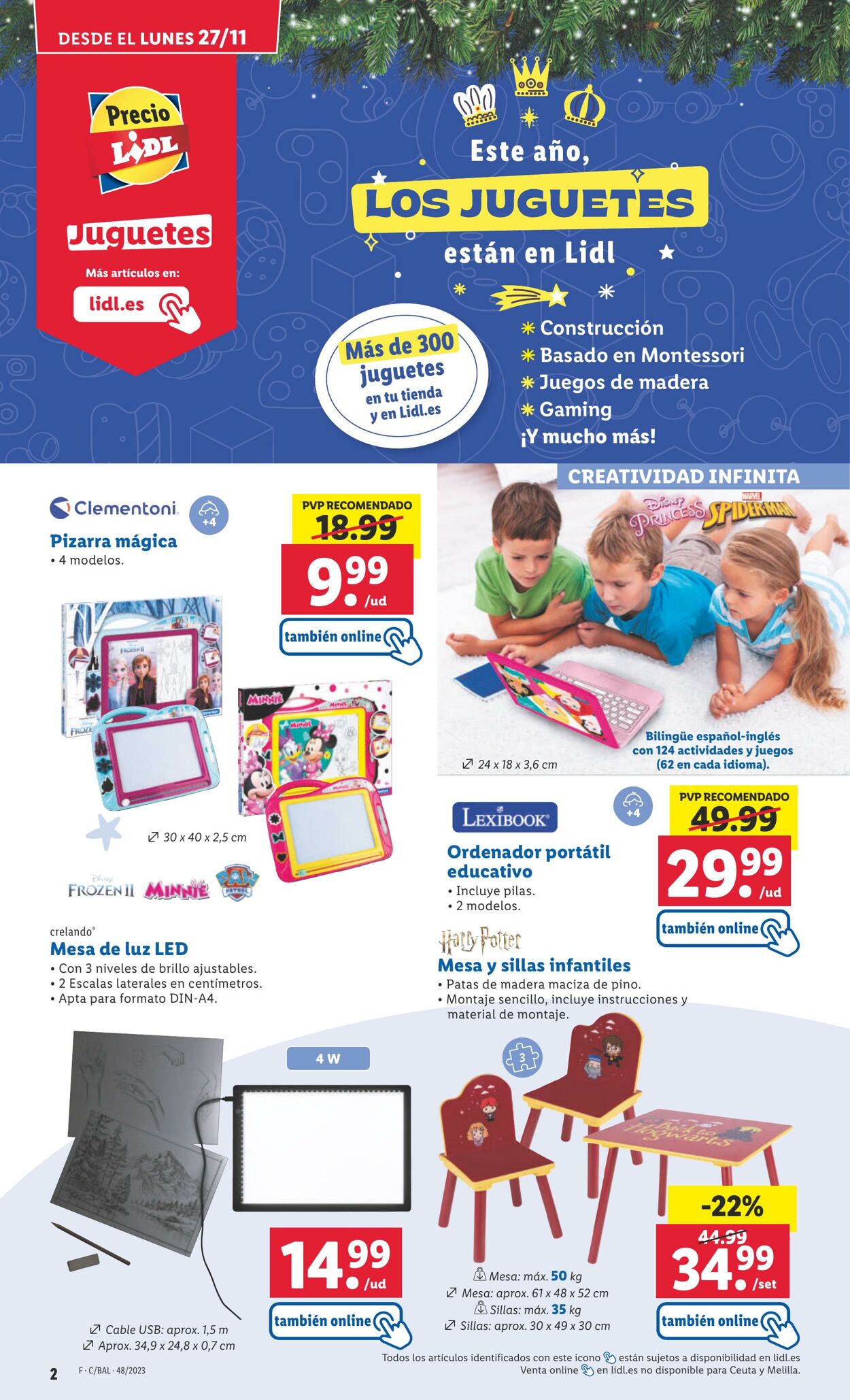 Folleto Lidl 27.11.2023 - 03.12.2023