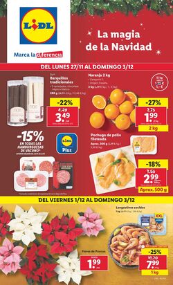 Folleto Lidl 27.11.2023 - 03.12.2023