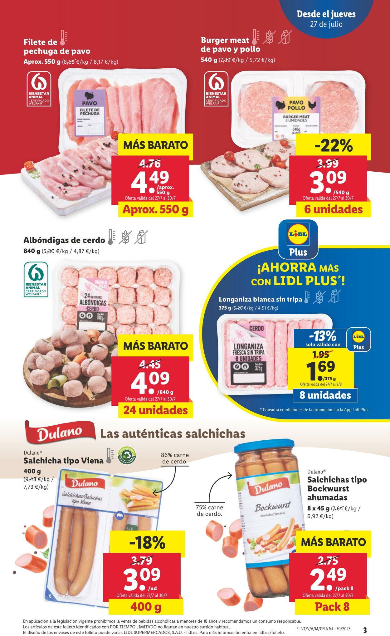 Folleto Lidl 27.07.2023 - 02.08.2023