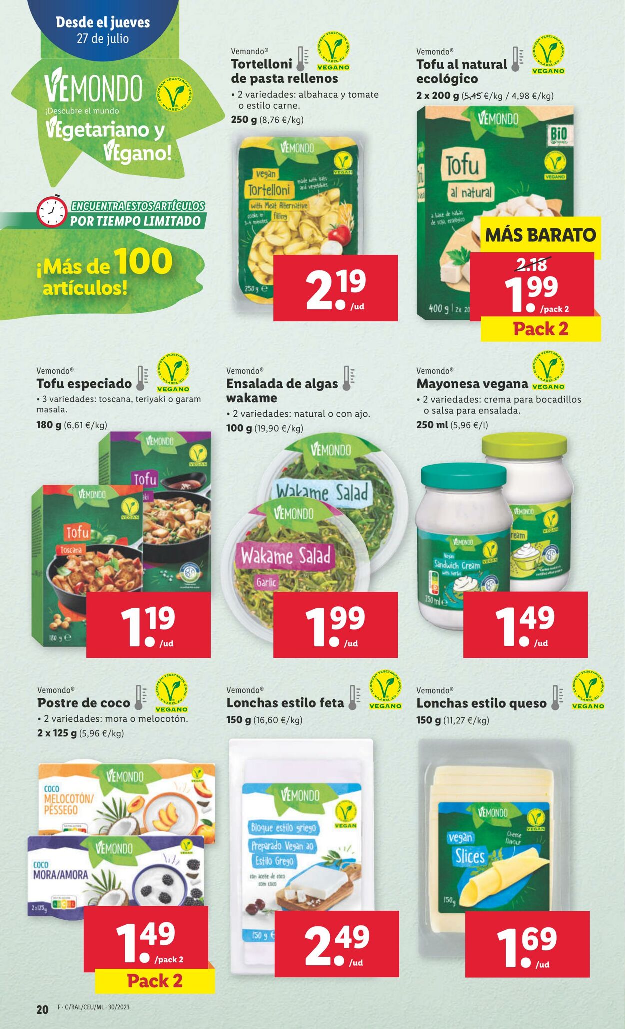 Folleto Lidl 27.07.2023 - 02.08.2023