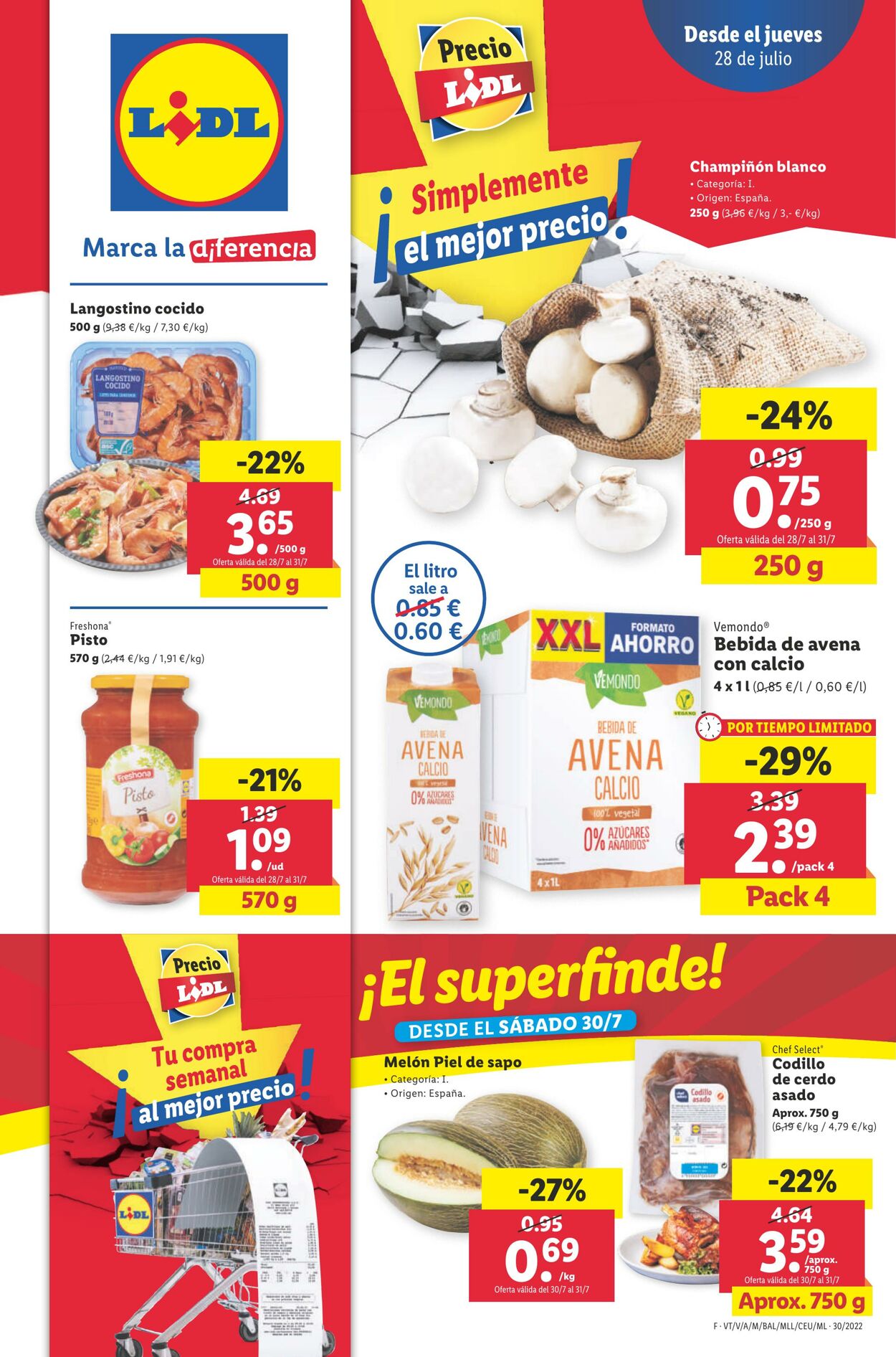 Folleto Lidl 28.07.2022 - 03.08.2022