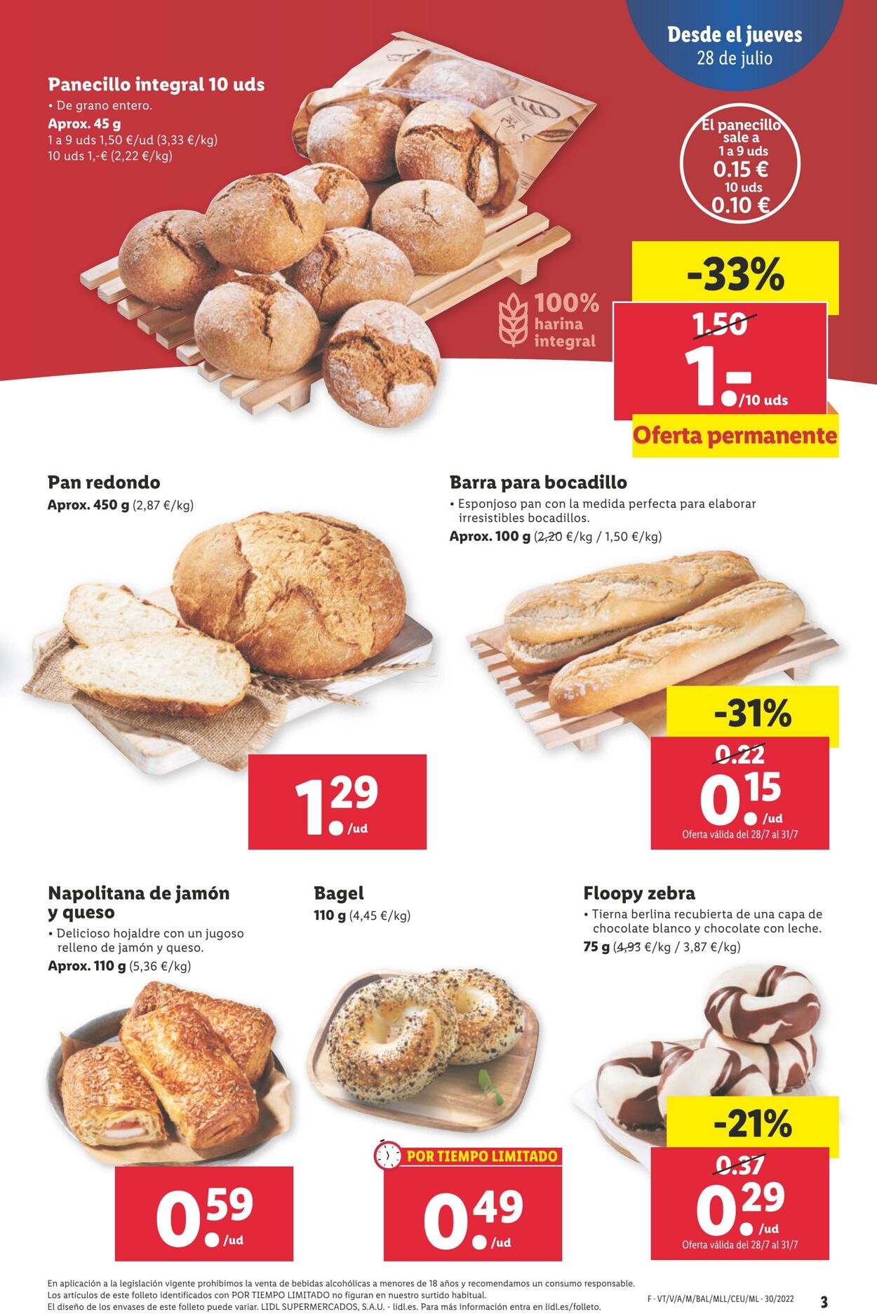 Folleto Lidl 28.07.2022 - 03.08.2022