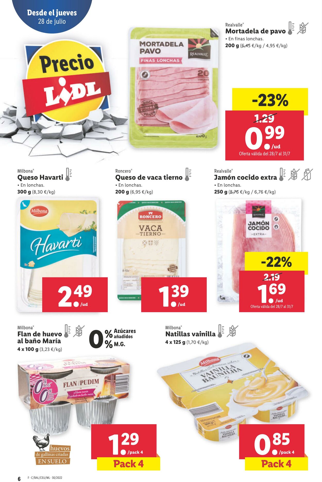 Folleto Lidl 28.07.2022 - 03.08.2022