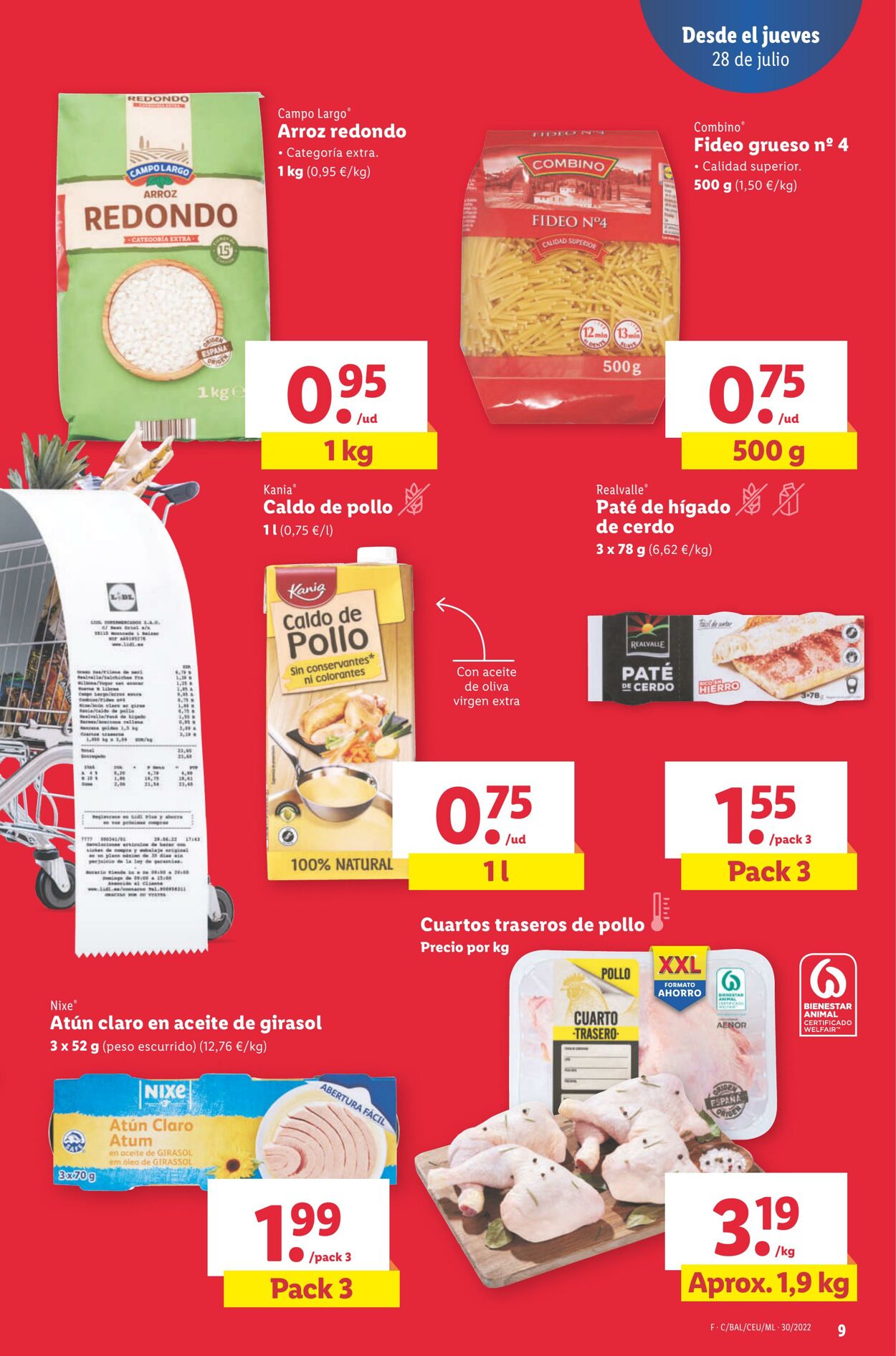 Folleto Lidl 28.07.2022 - 03.08.2022