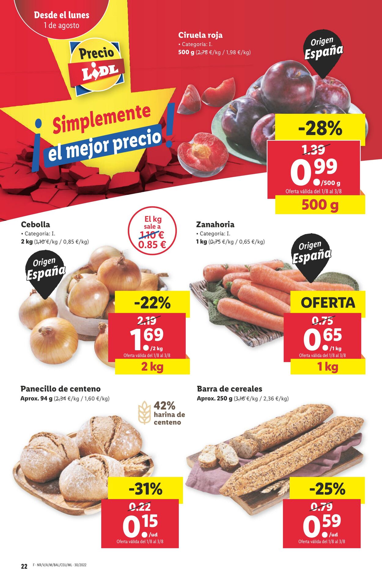 Folleto Lidl 28.07.2022 - 03.08.2022