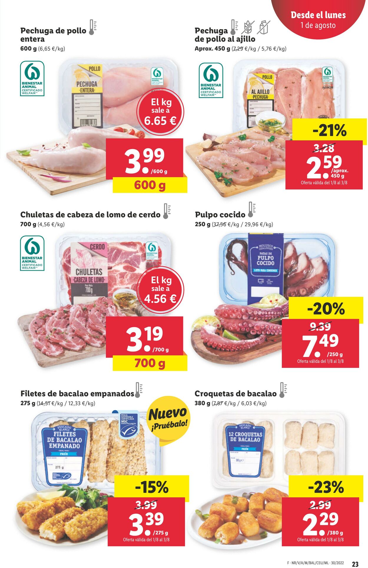 Folleto Lidl 28.07.2022 - 03.08.2022