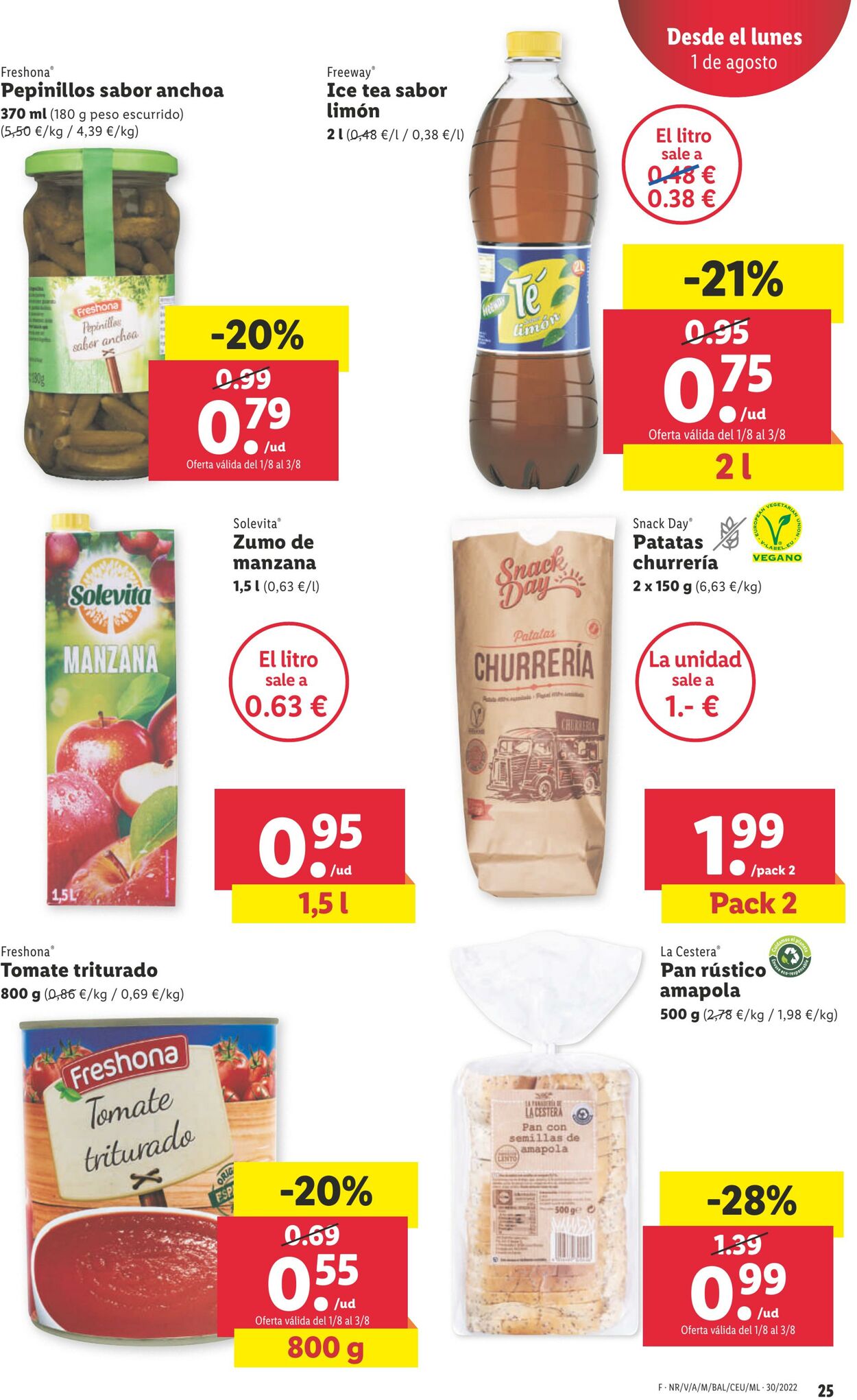 Folleto Lidl 28.07.2022 - 03.08.2022