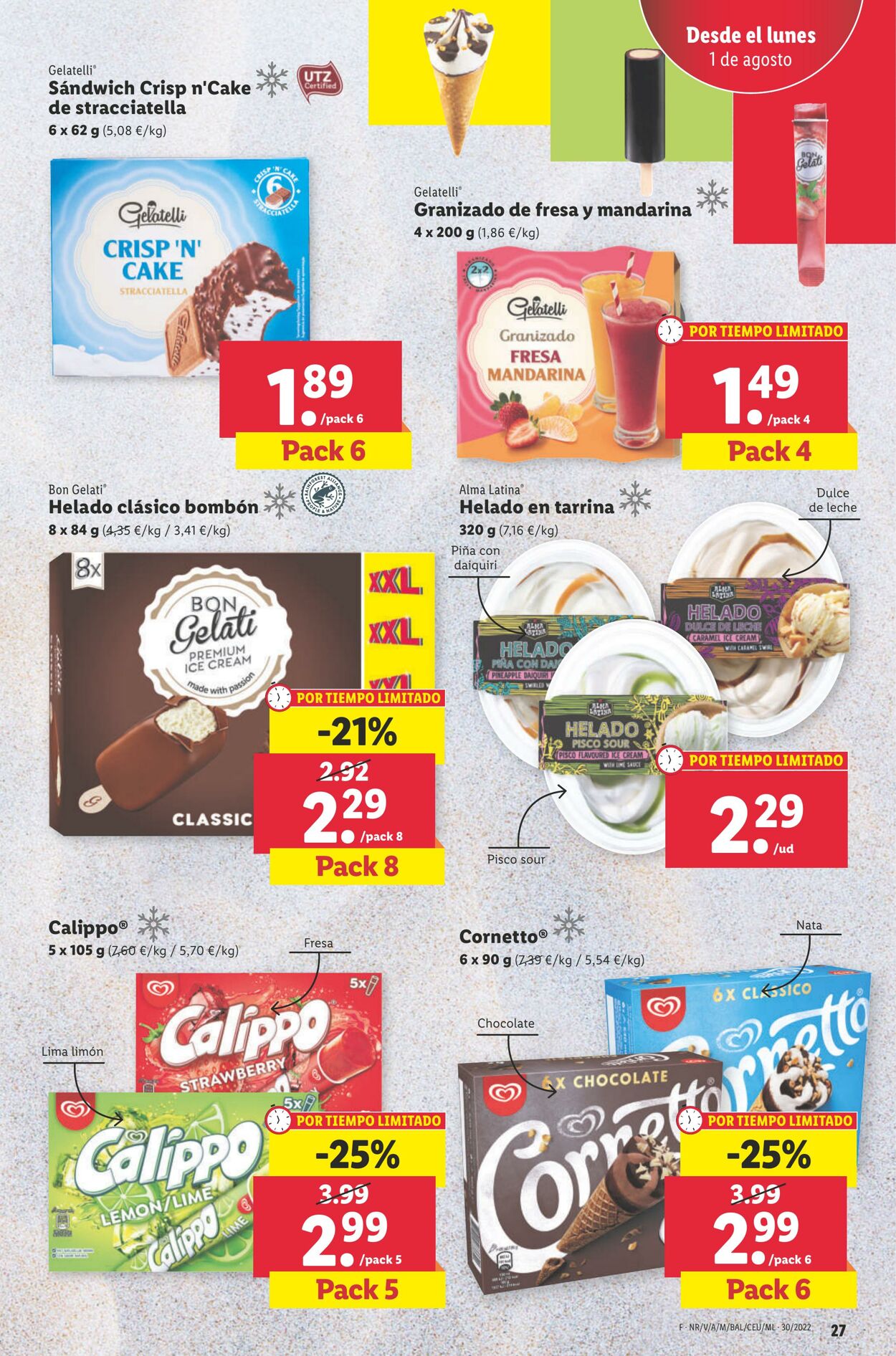 Folleto Lidl 28.07.2022 - 03.08.2022