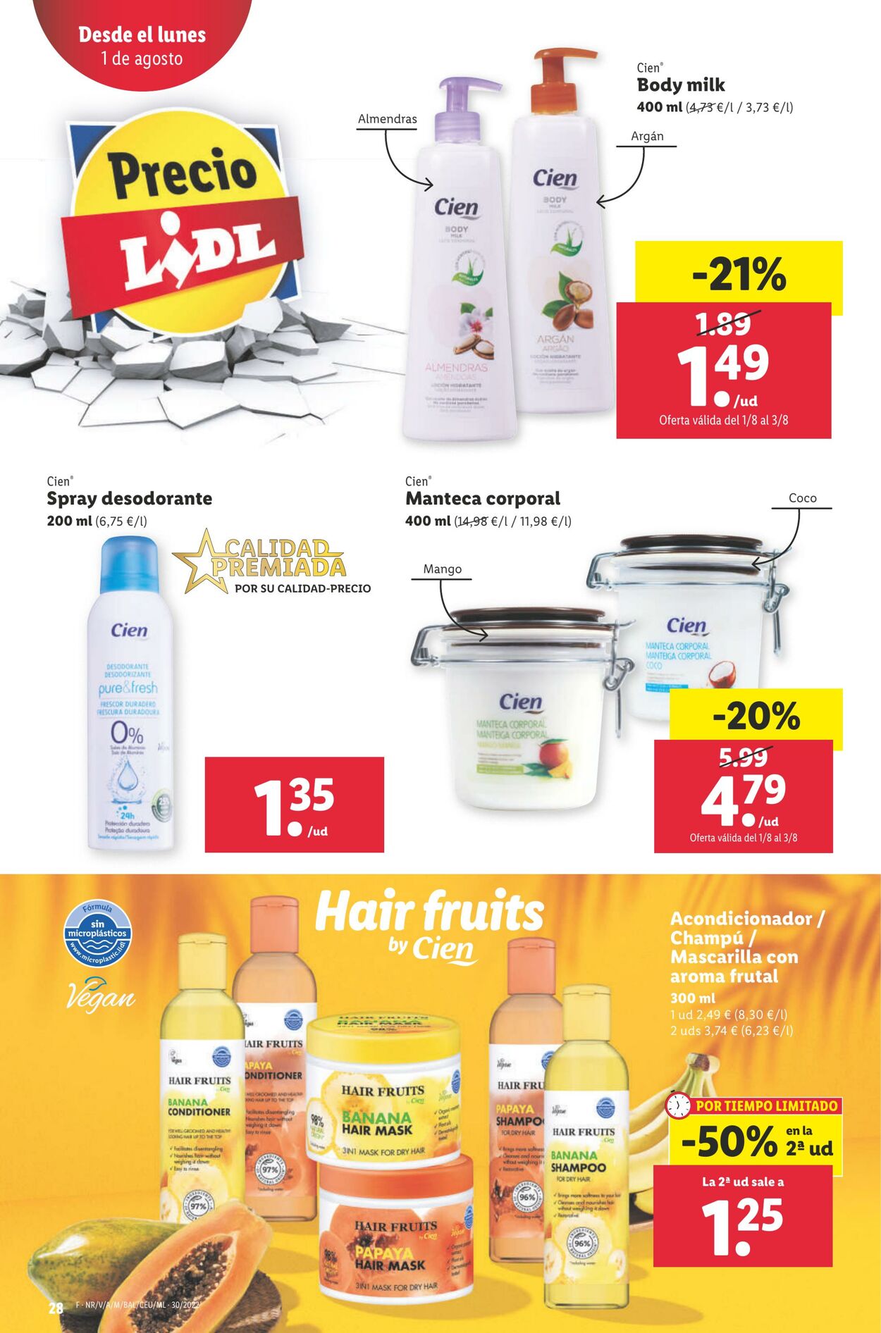 Folleto Lidl 28.07.2022 - 03.08.2022