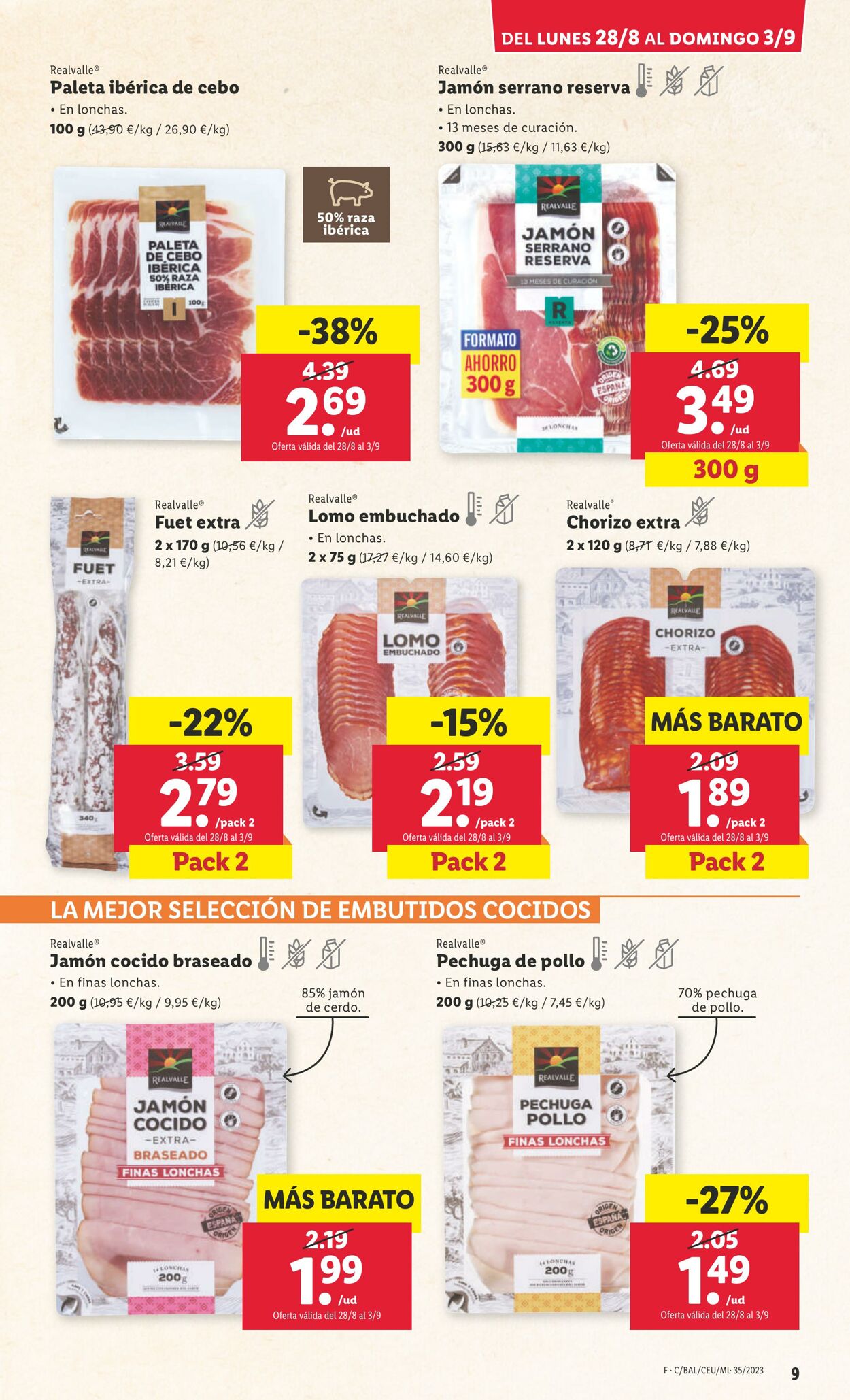 Folleto Lidl 28.08.2023 - 03.09.2023