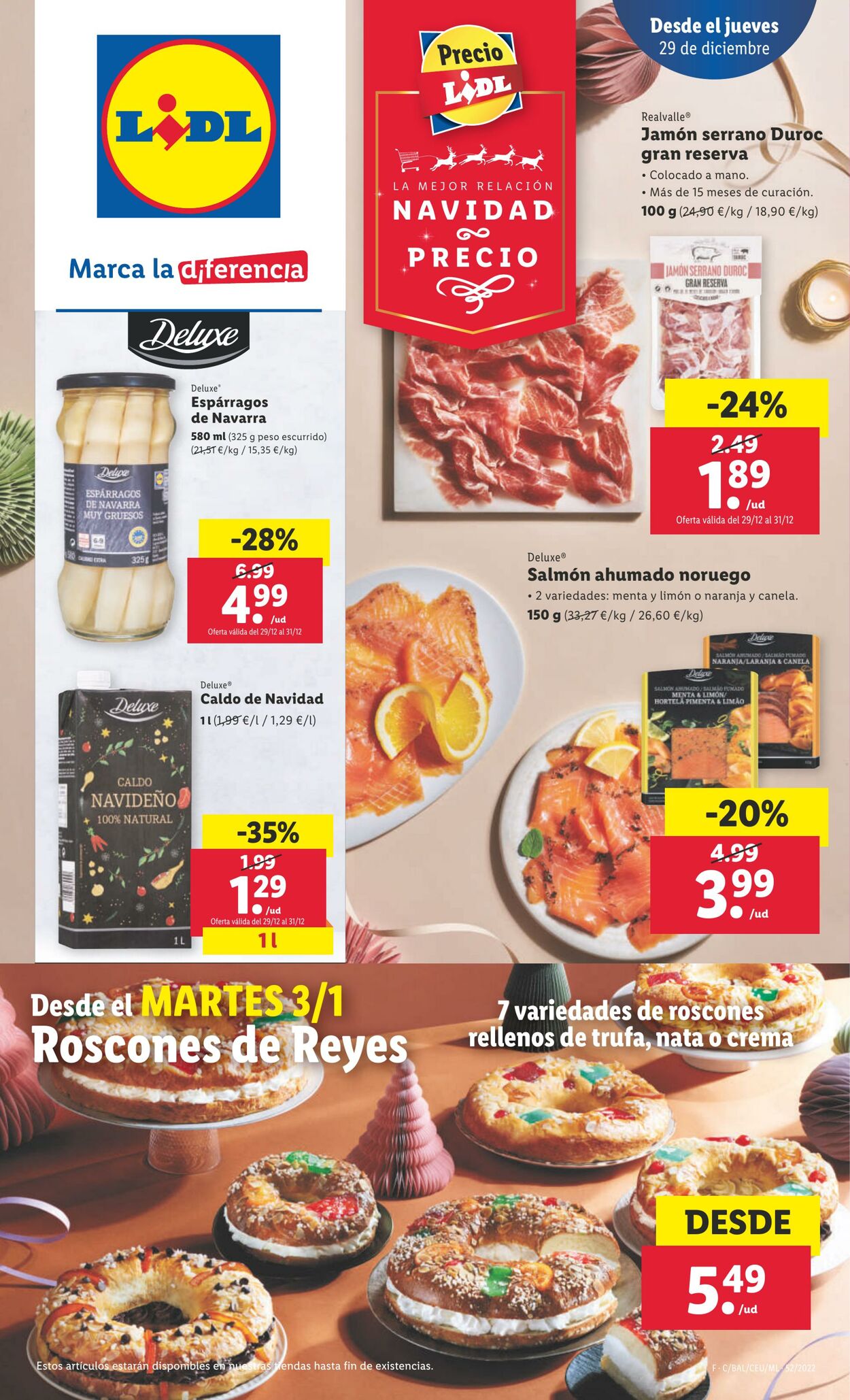 Folleto Lidl 29.12.2022 - 04.01.2023