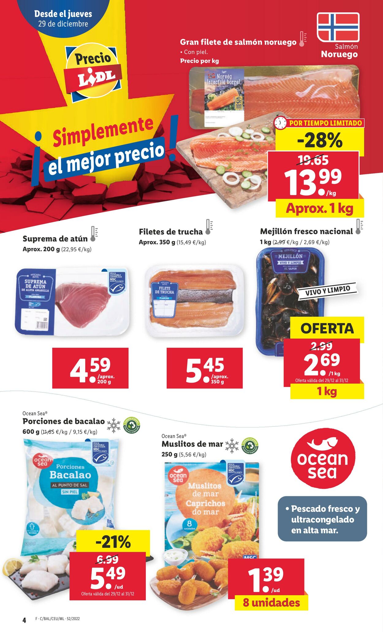 Folleto Lidl 29.12.2022 - 04.01.2023