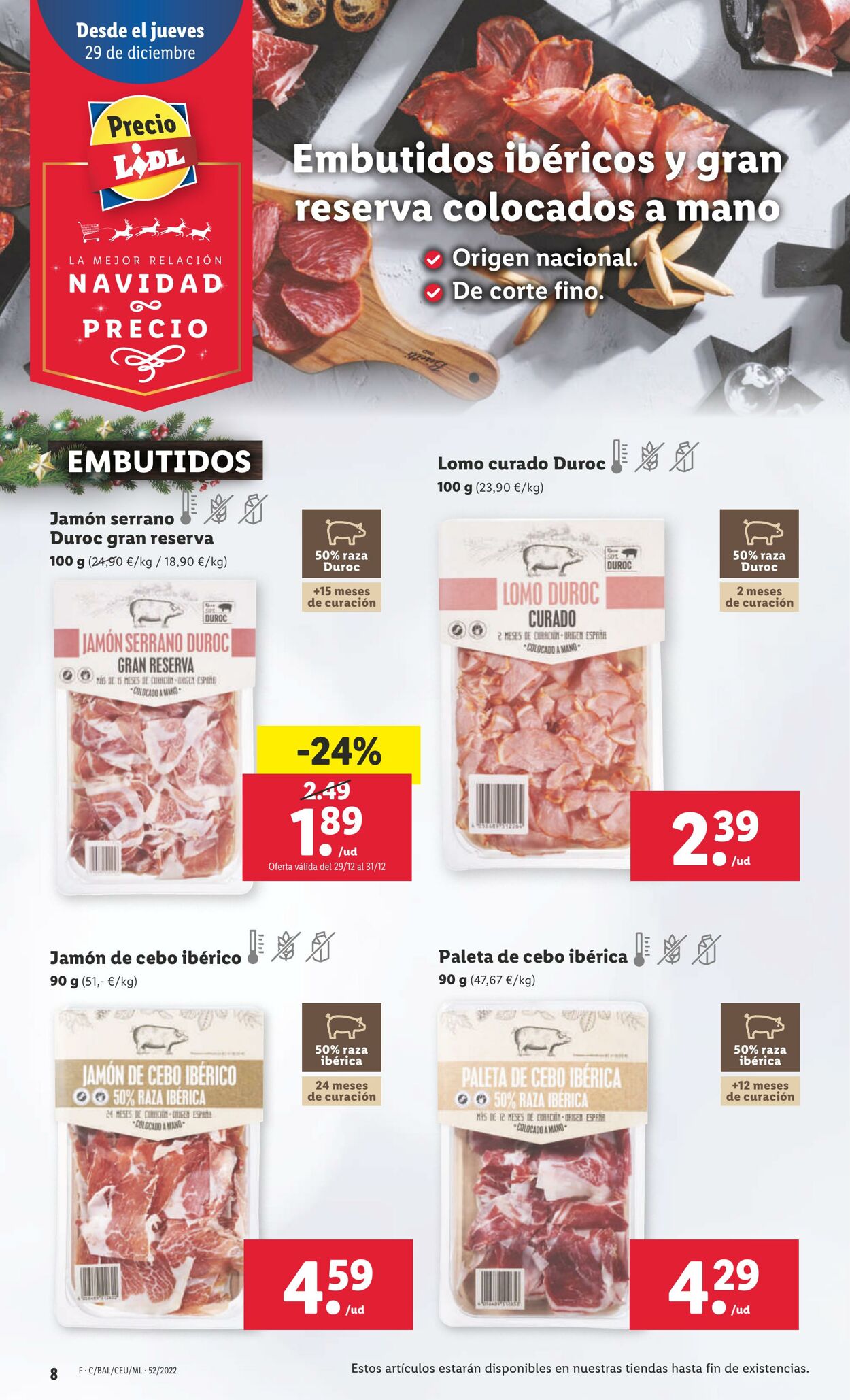 Folleto Lidl 29.12.2022 - 04.01.2023