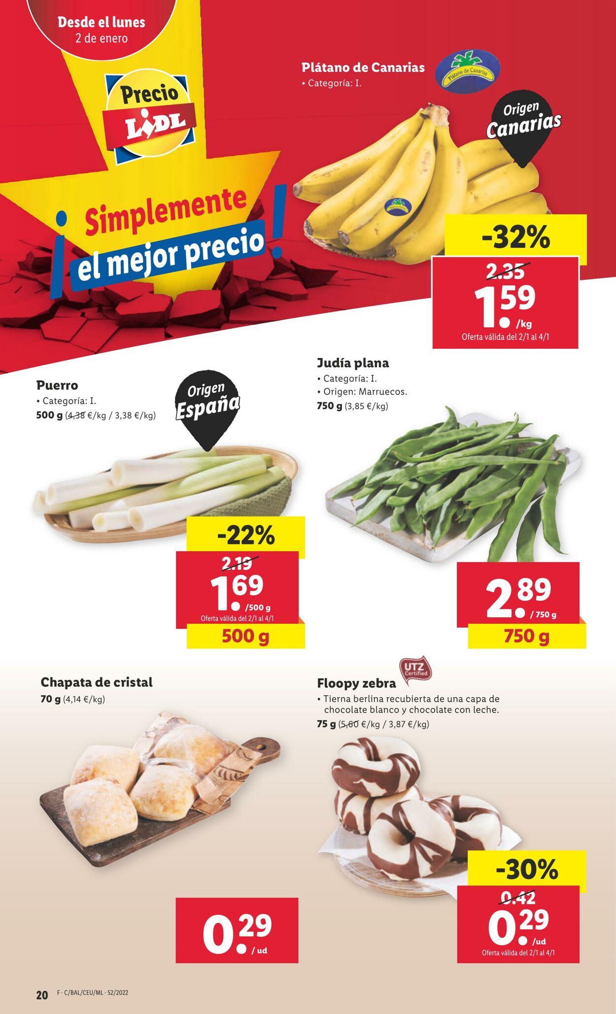 Folleto Lidl 29.12.2022 - 04.01.2023