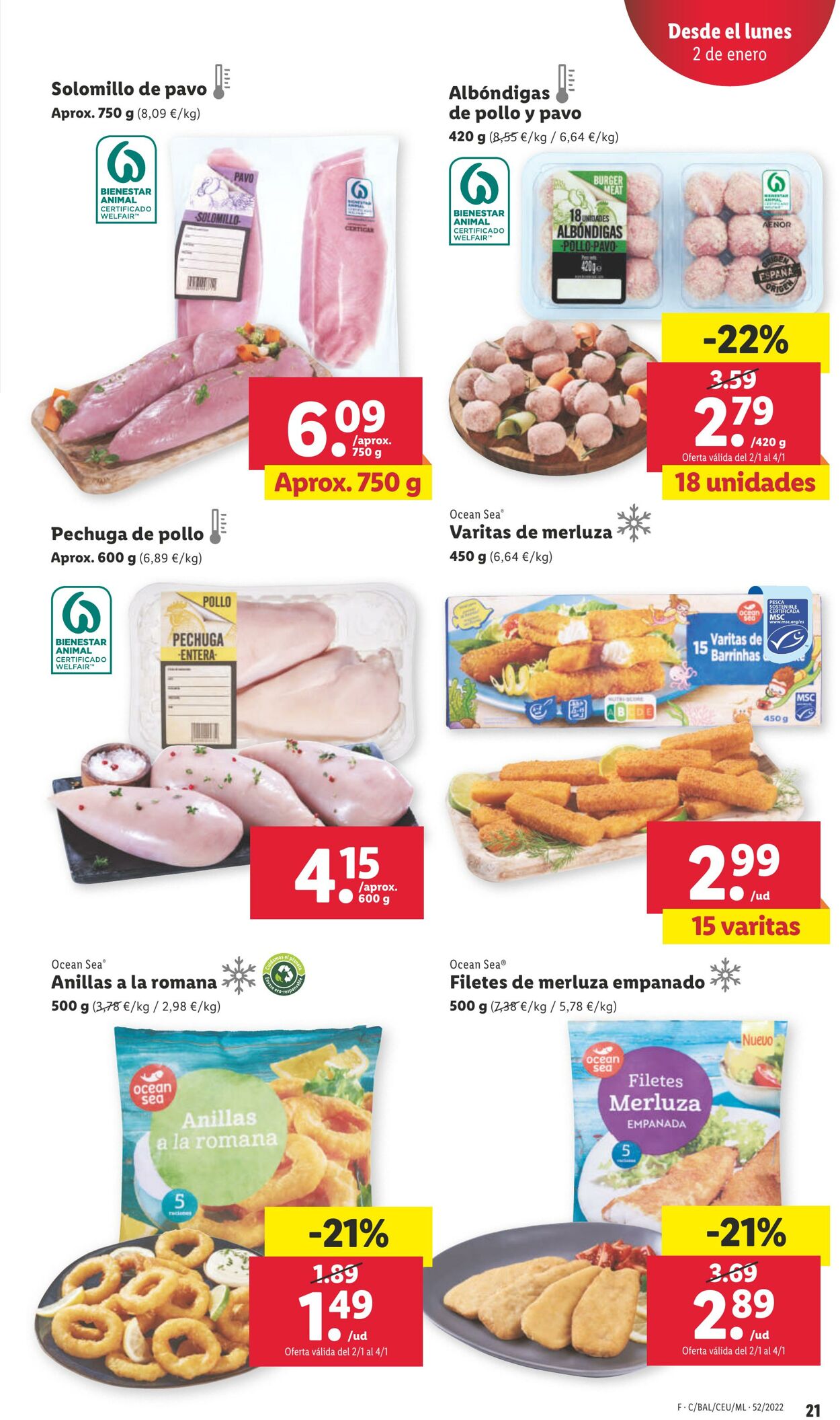 Folleto Lidl 29.12.2022 - 04.01.2023