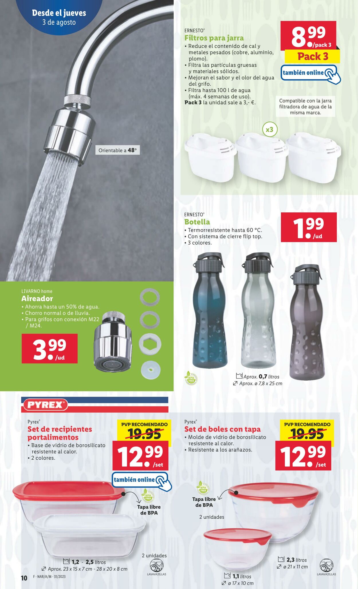 Folleto Lidl 03.08.2023 - 09.08.2023