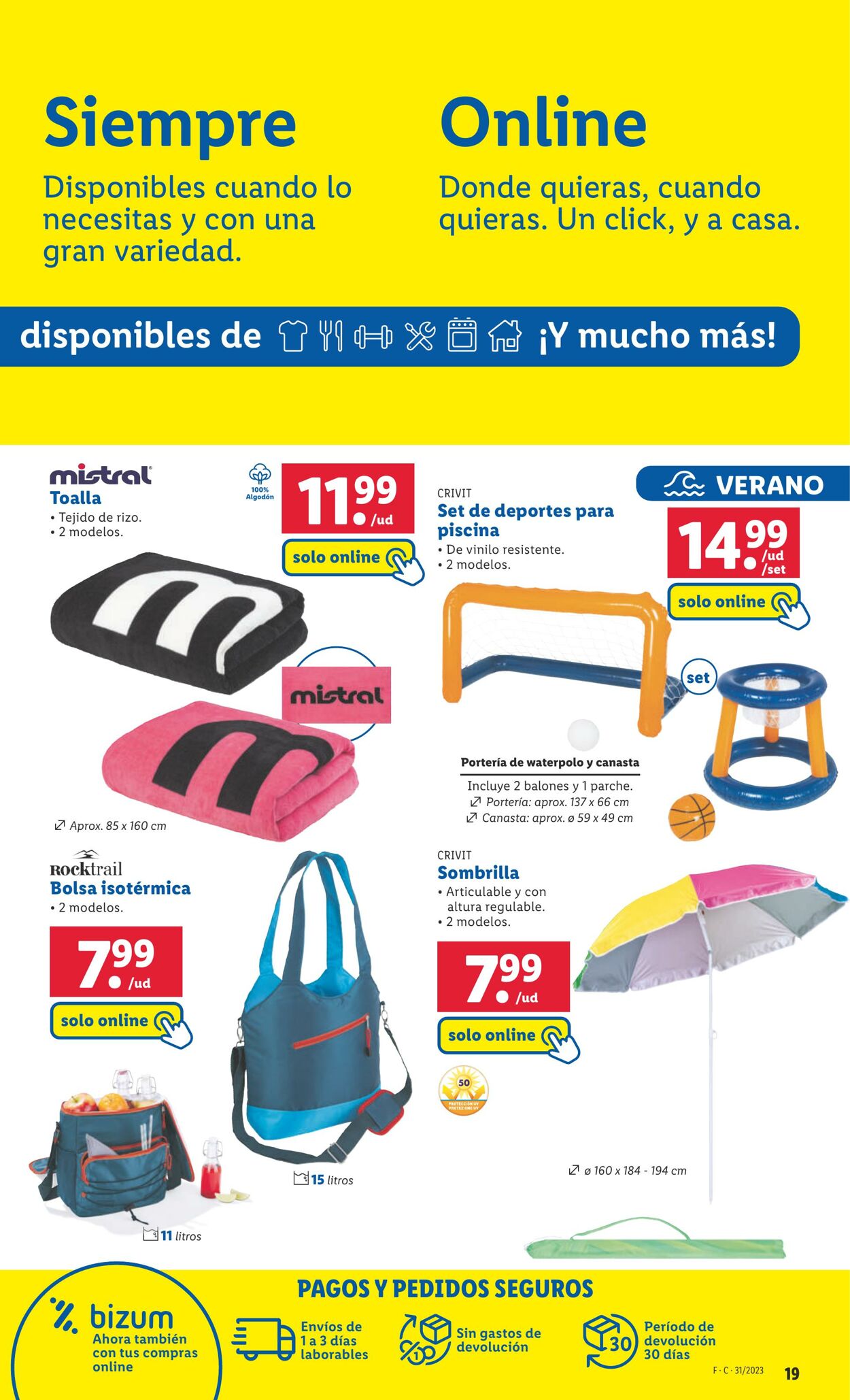 Folleto Lidl 03.08.2023 - 09.08.2023