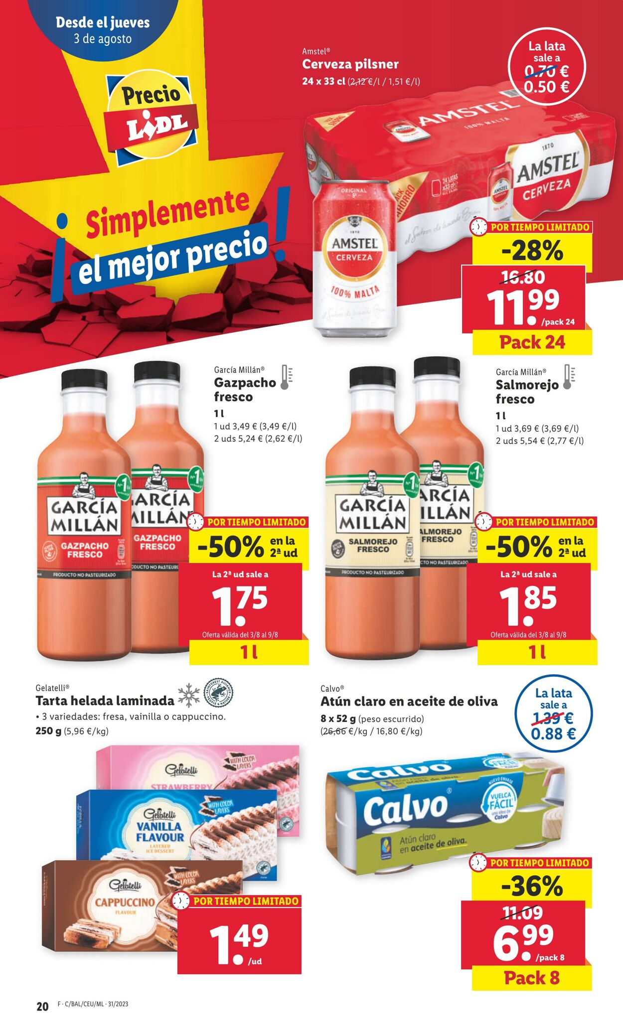 Folleto Lidl 03.08.2023 - 09.08.2023