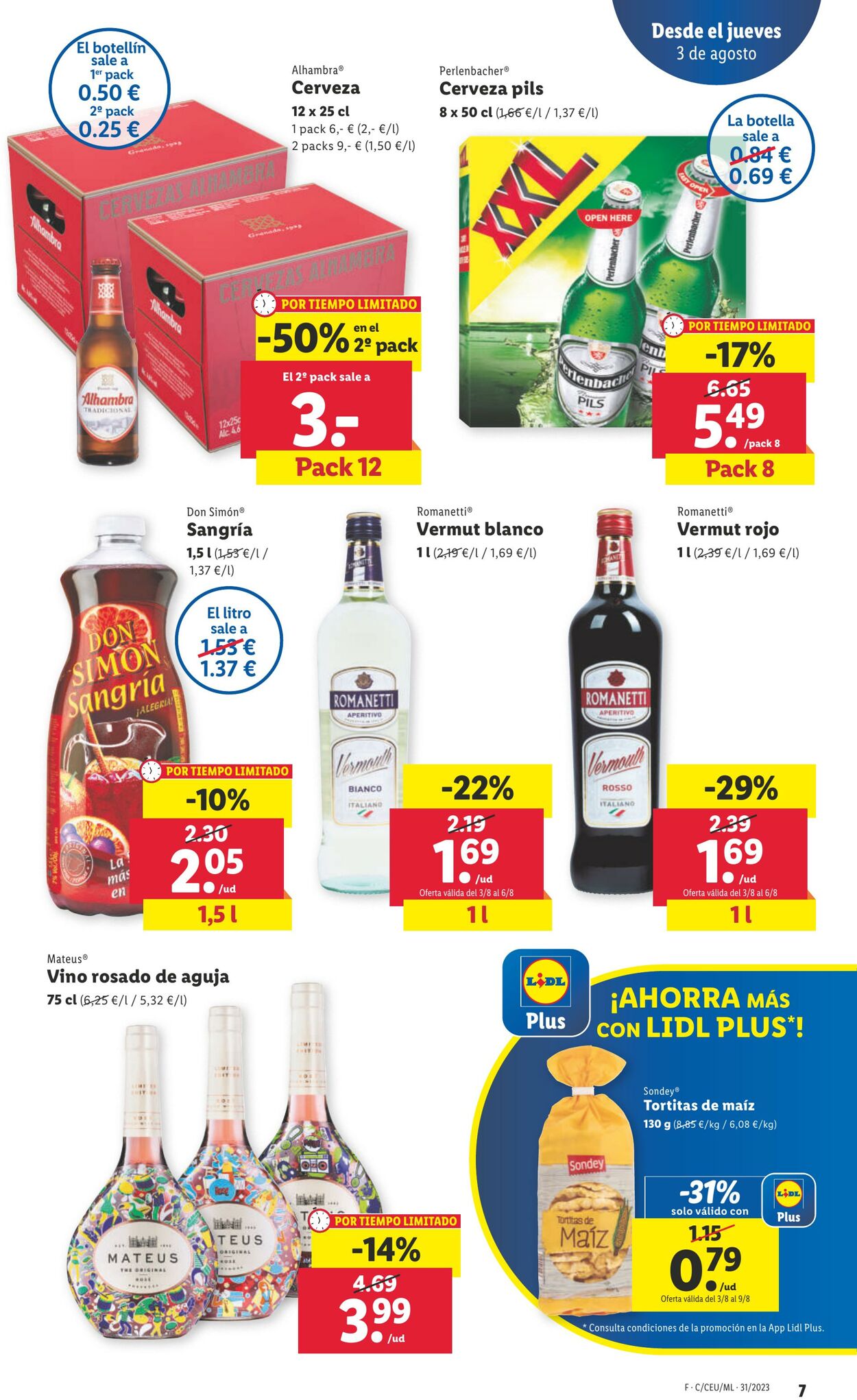 Folleto Lidl 03.08.2023 - 09.08.2023