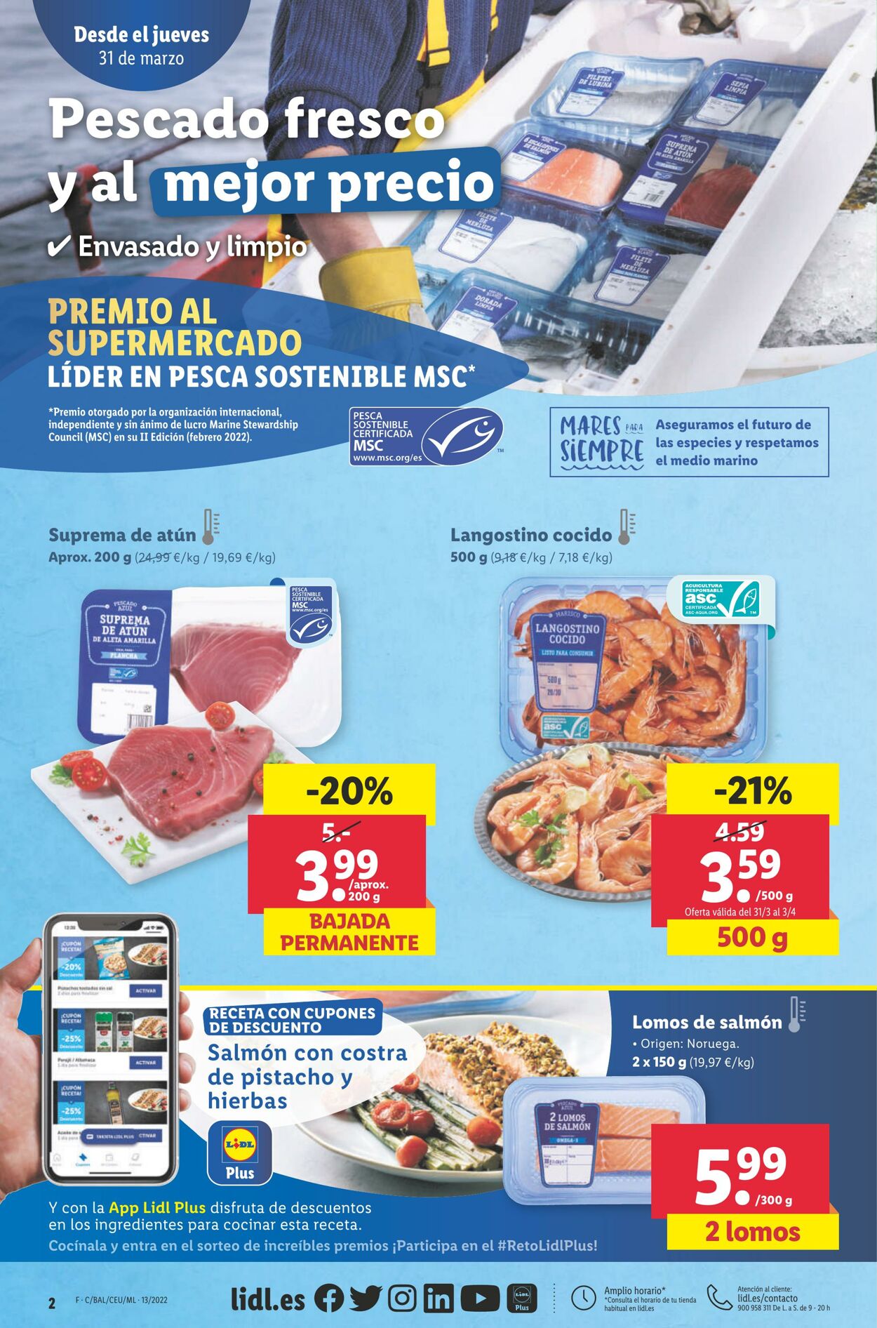 Folleto Lidl 31.03.2022 - 06.04.2022