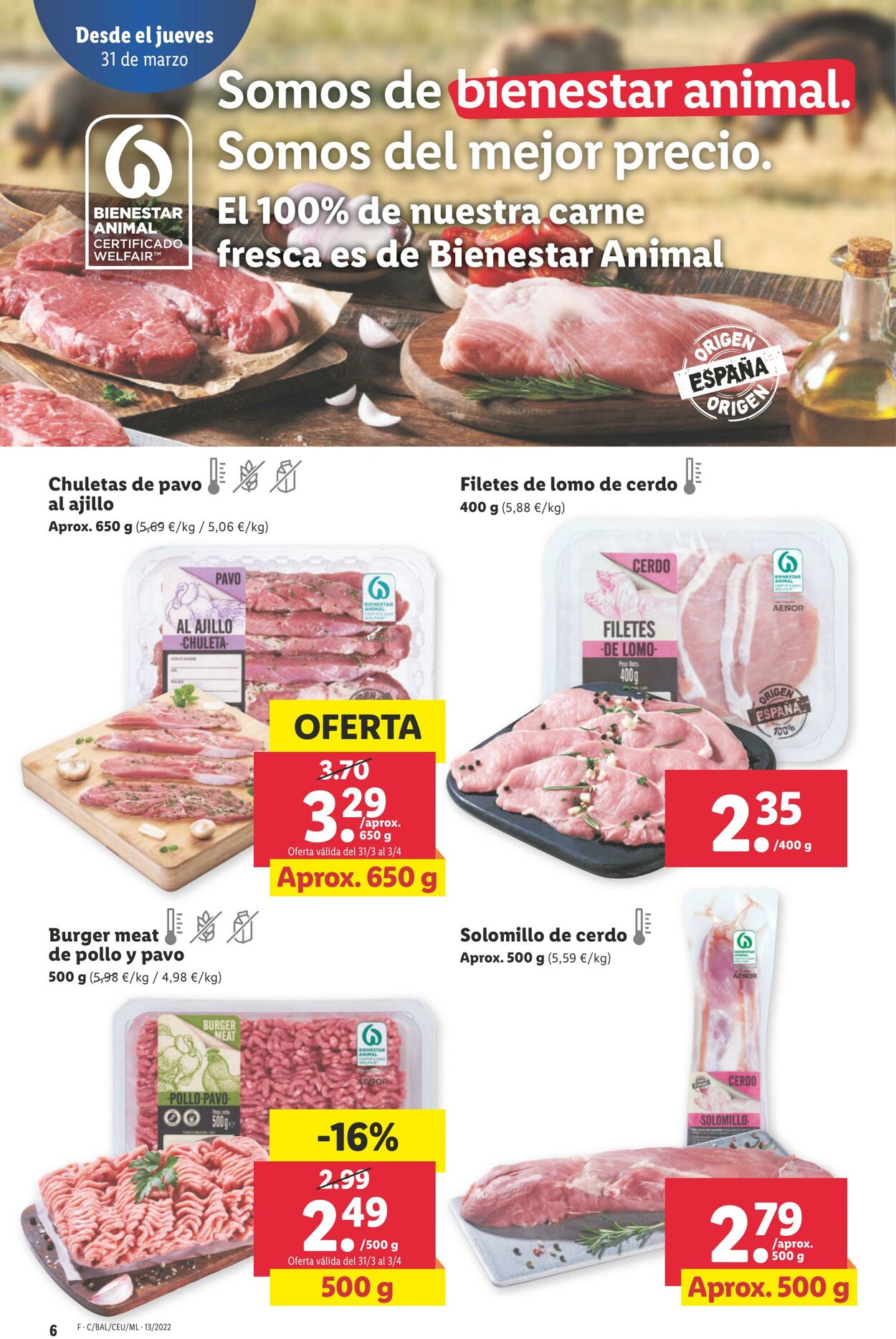 Folleto Lidl 31.03.2022 - 06.04.2022