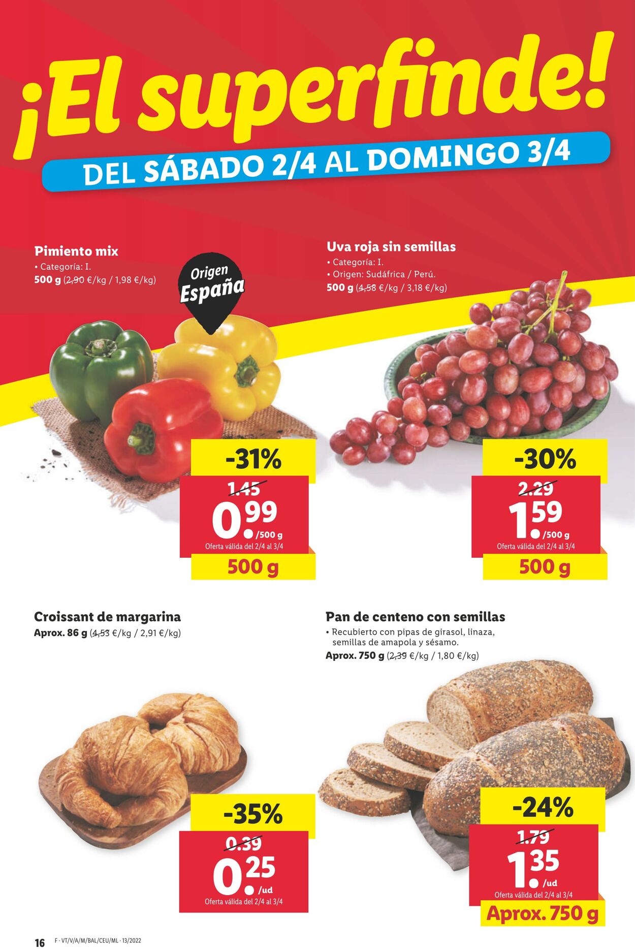 Folleto Lidl 31.03.2022 - 06.04.2022