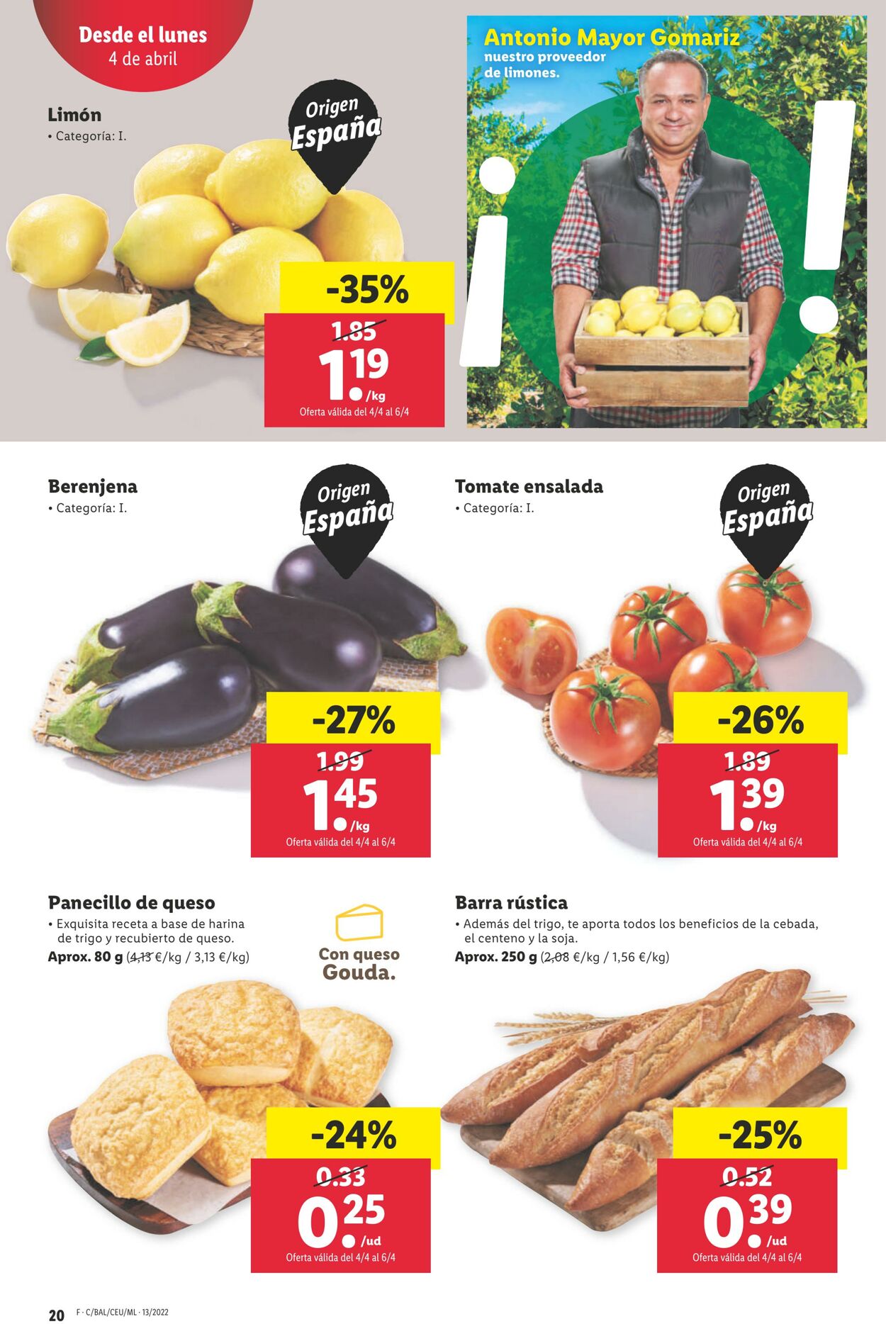 Folleto Lidl 31.03.2022 - 06.04.2022