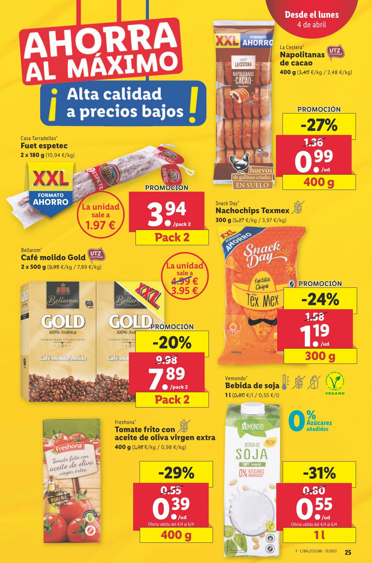 Folleto Lidl 31.03.2022 - 06.04.2022