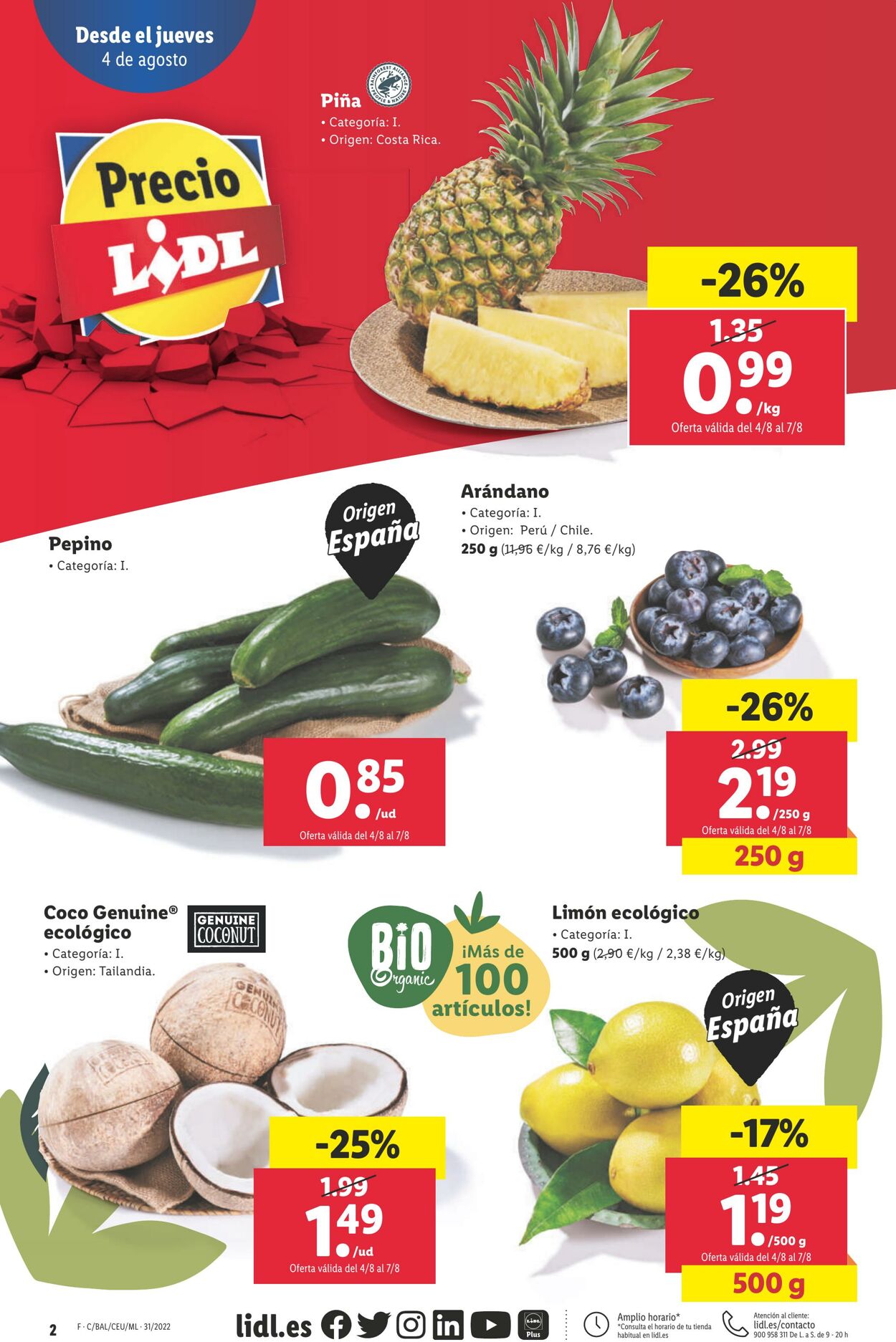 Folleto Lidl 04.08.2022 - 10.08.2022