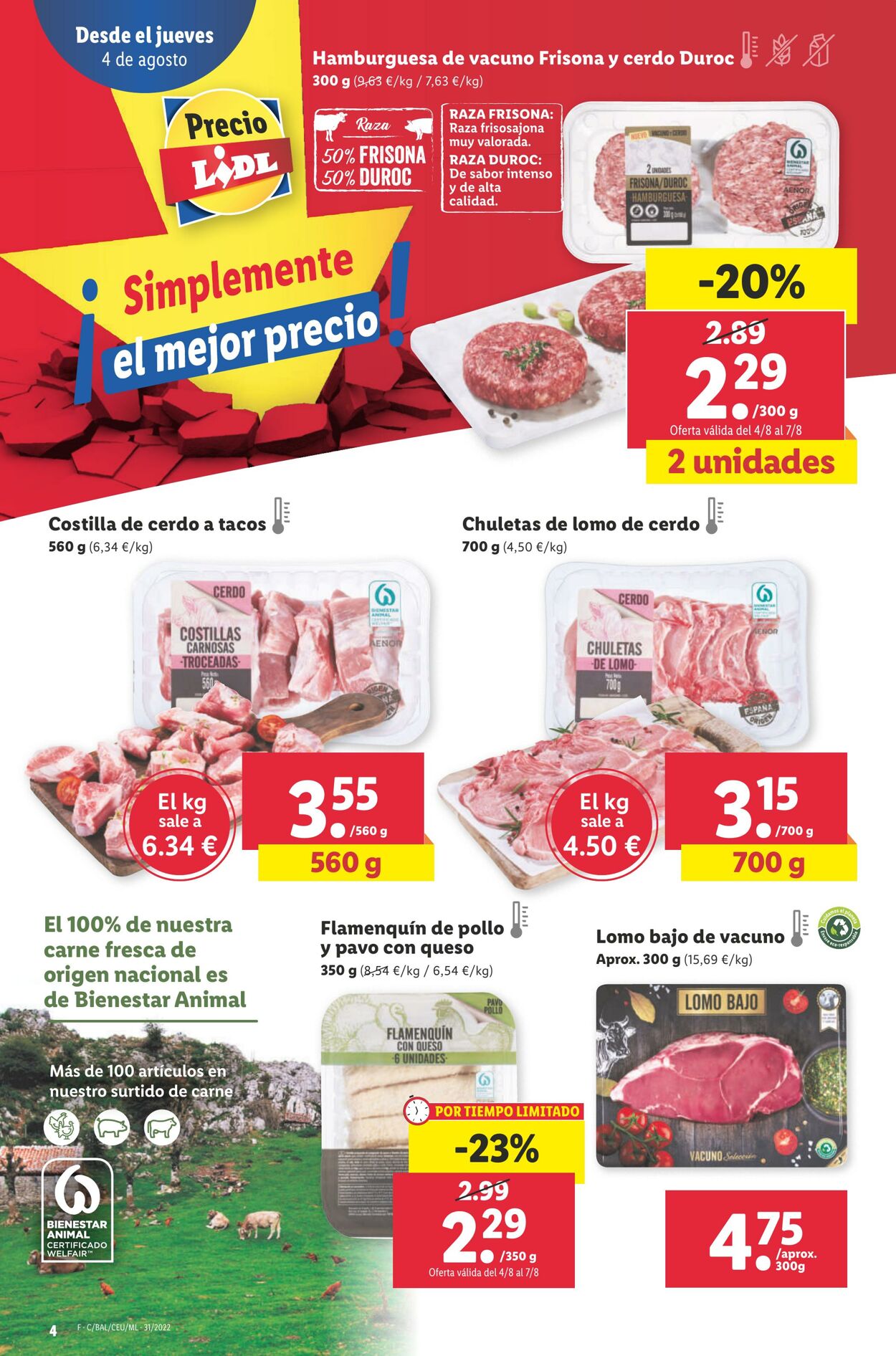 Folleto Lidl 04.08.2022 - 10.08.2022